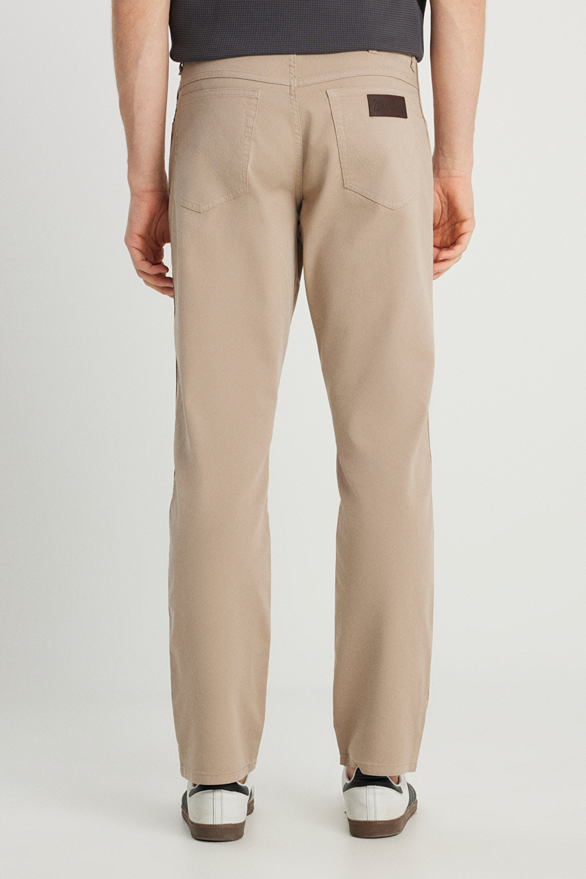 Texas Straight Fit Düz Kesim Normal Bek Krem Rengi Pamuklu Esnek Pantolon - Timberwolf-W1218646344 (görsel 4)