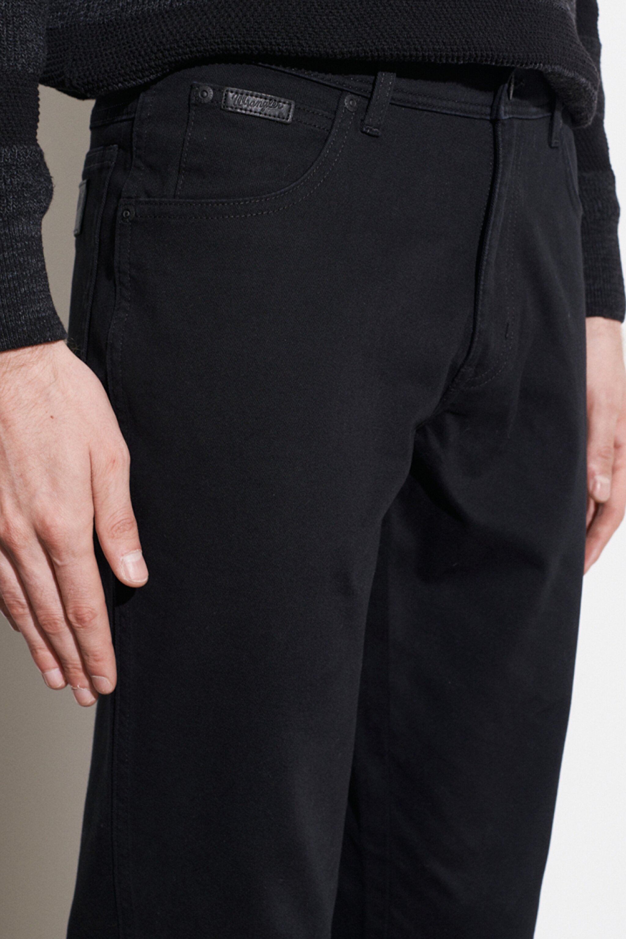 Texas Authentic Straight Fit Normal Bel Esnek Siyah Pantolon - Black-W12193100 (görsel 3)