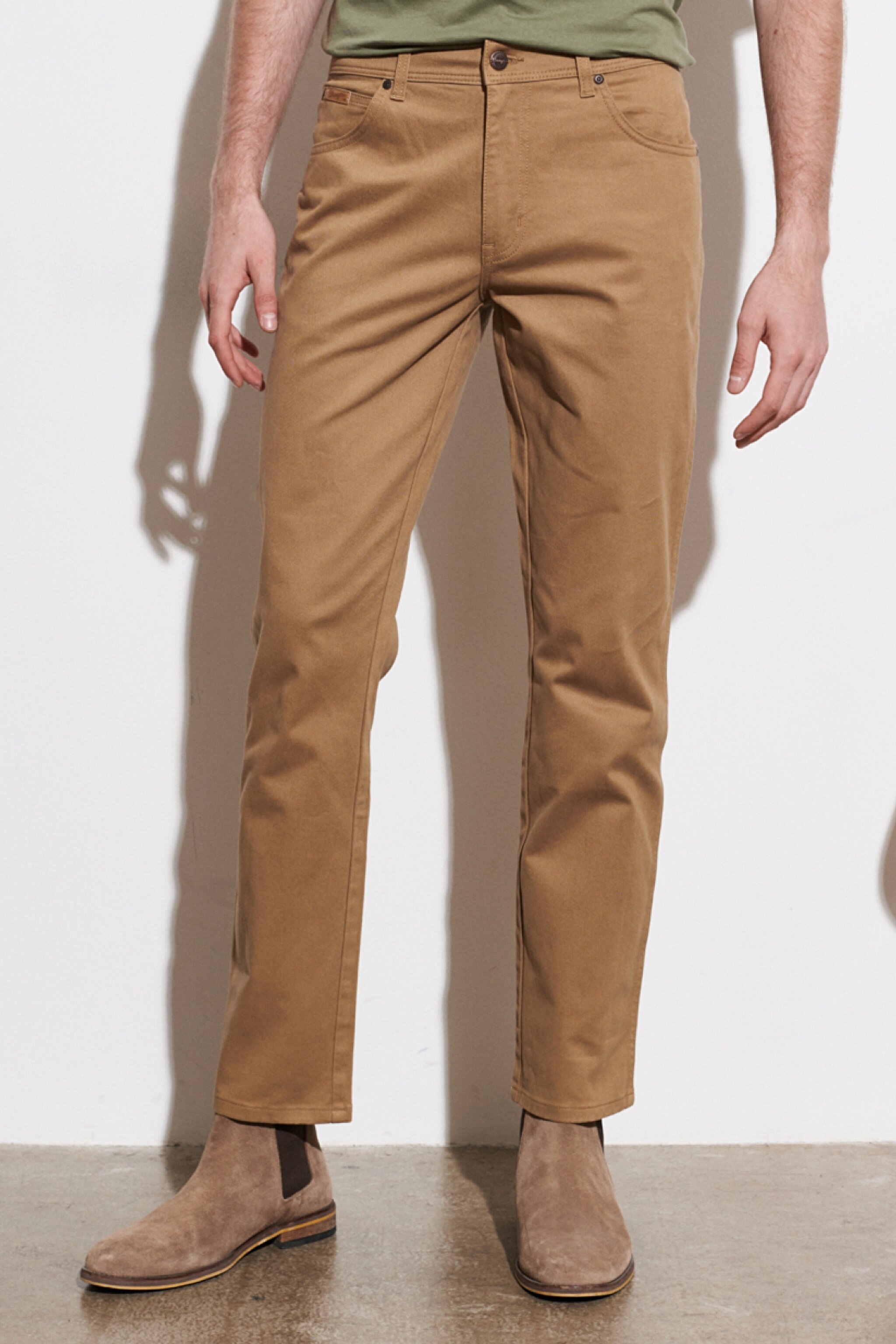 Texas Authentic Straight Fit Normal Bel Camel Esnek Pantolon - Camel-W12193175