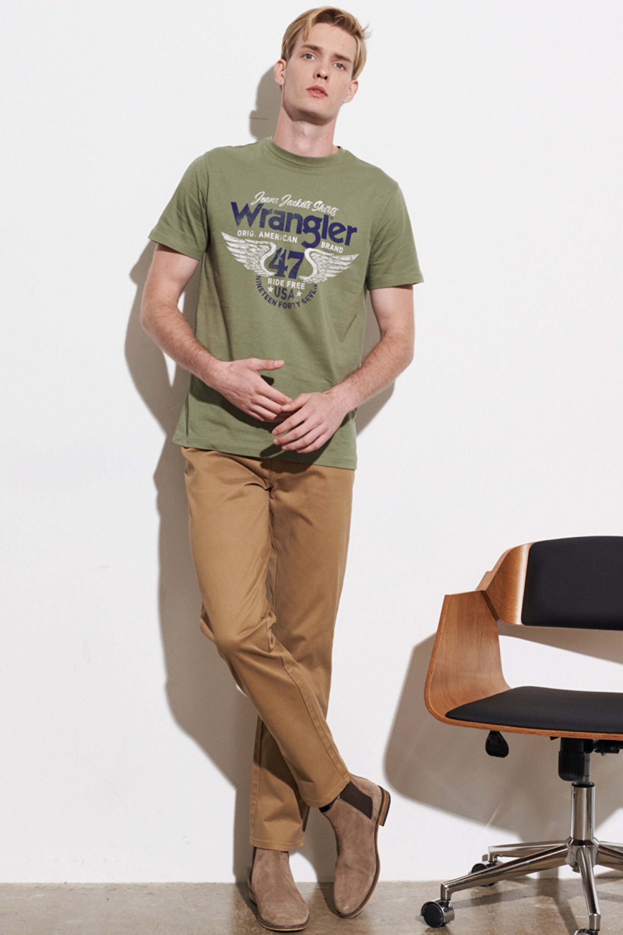 Texas Authentic Straight Fit Normal Bel Camel Esnek Pantolon - Camel-W12193175 (görsel 2)