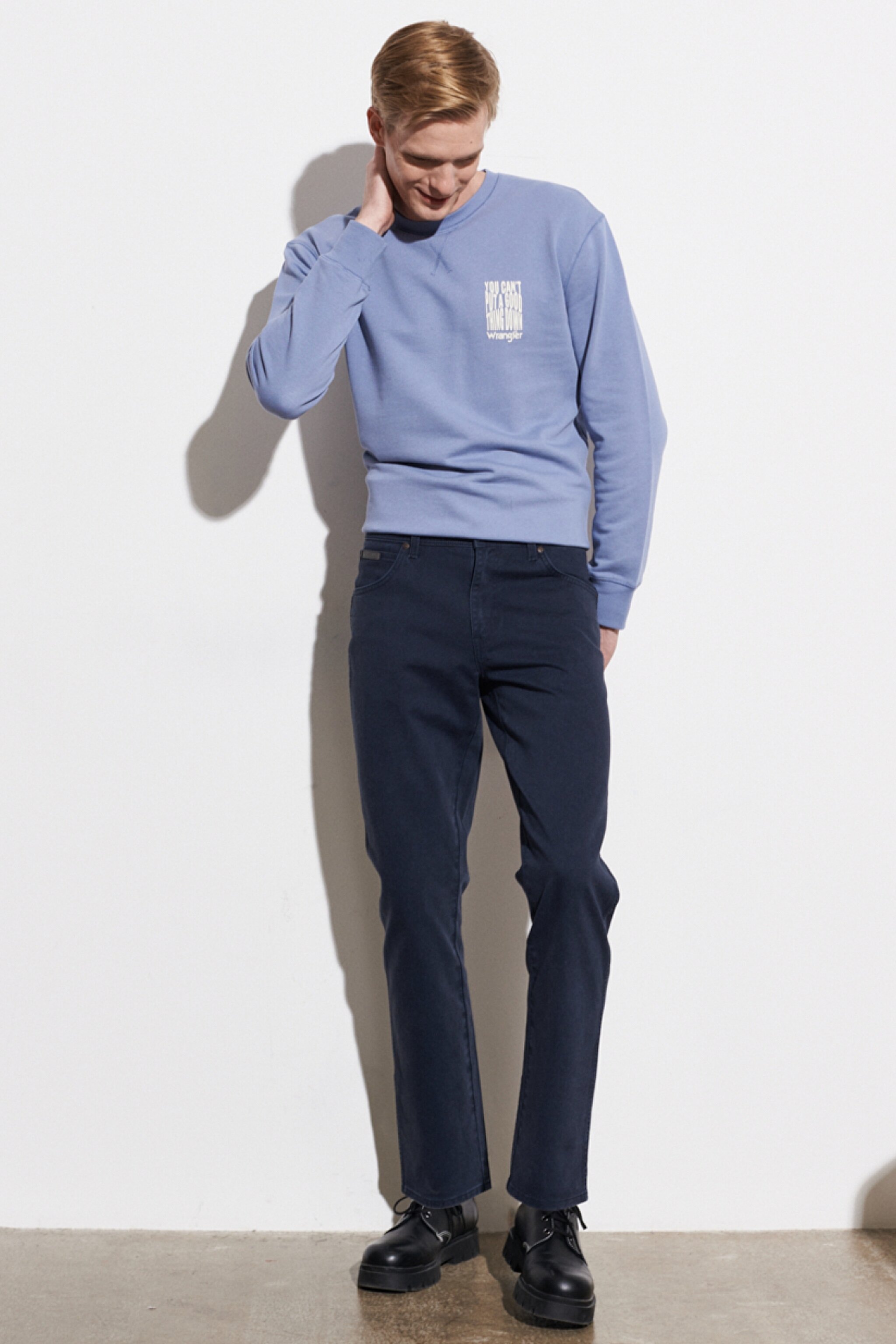 Texas Authentic Straight Fit Normal Bel Lacivert Esnek Pantolon - Dark Navy-W12193XAE (görsel 2)