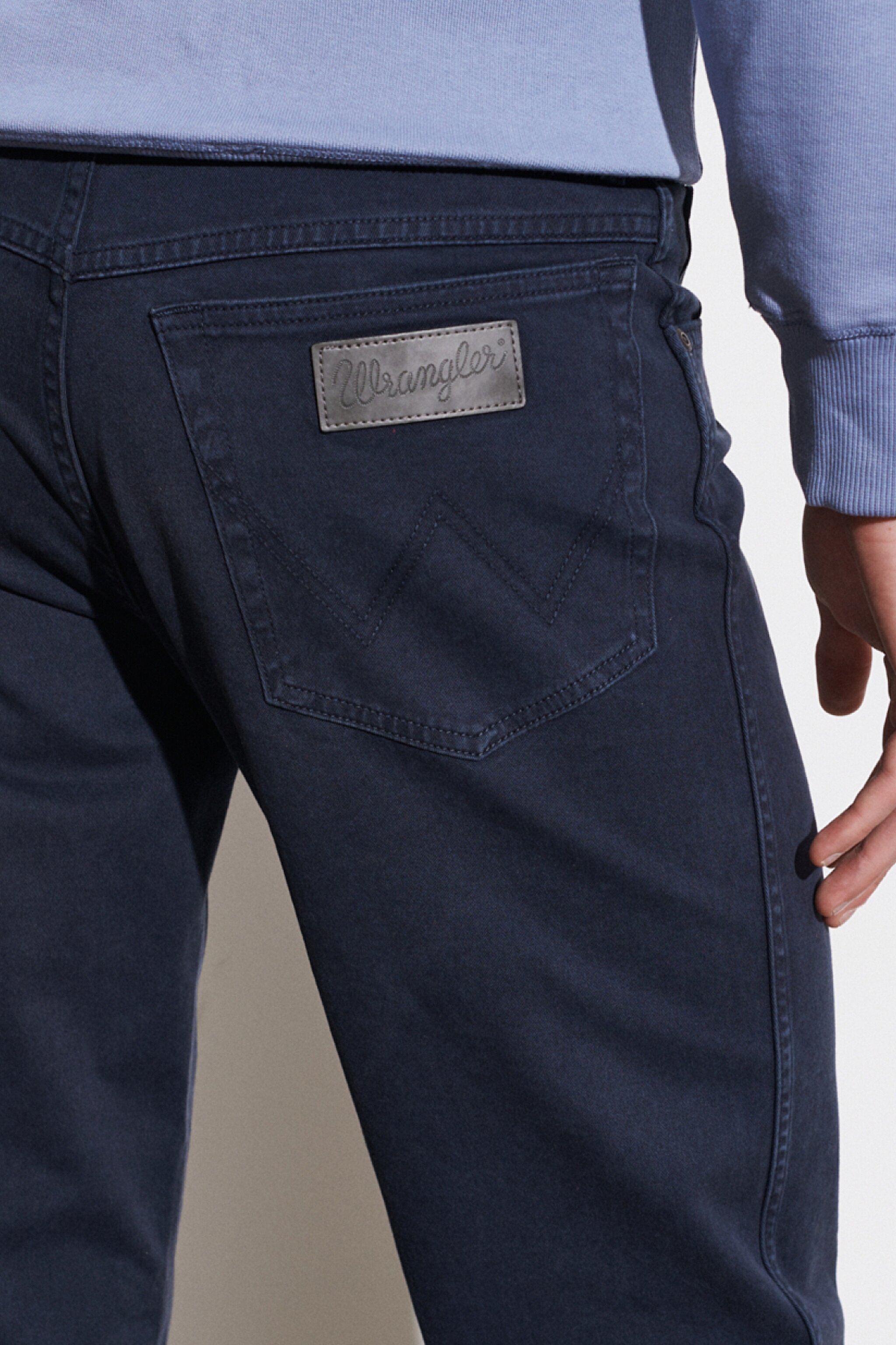 Texas Authentic Straight Fit Normal Bel Lacivert Esnek Pantolon - Dark Navy-W12193XAE (görsel 6)