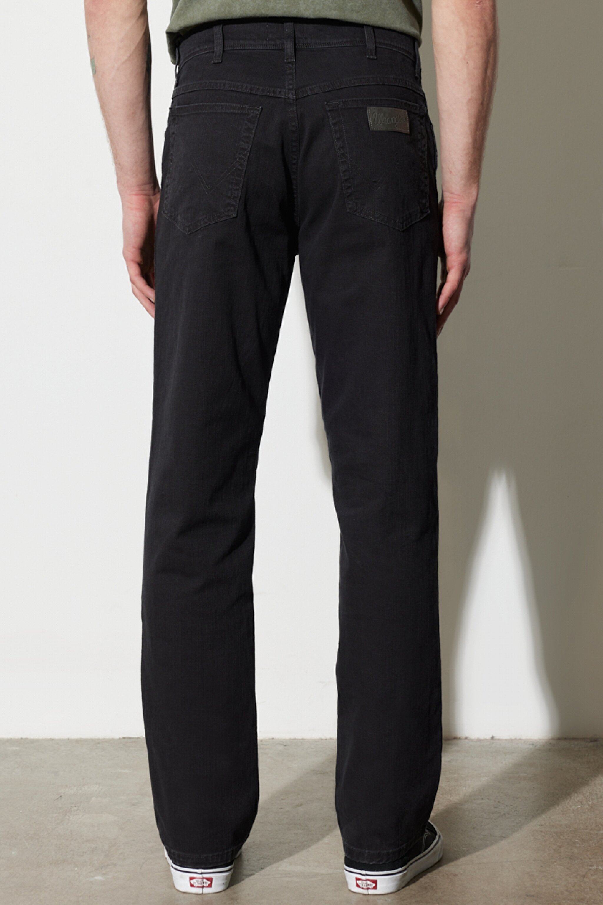 Texas Straight Fit Düz Kesim Normal Bel Siyah Esnek Pantolon - White-W12197100 (görsel 8)