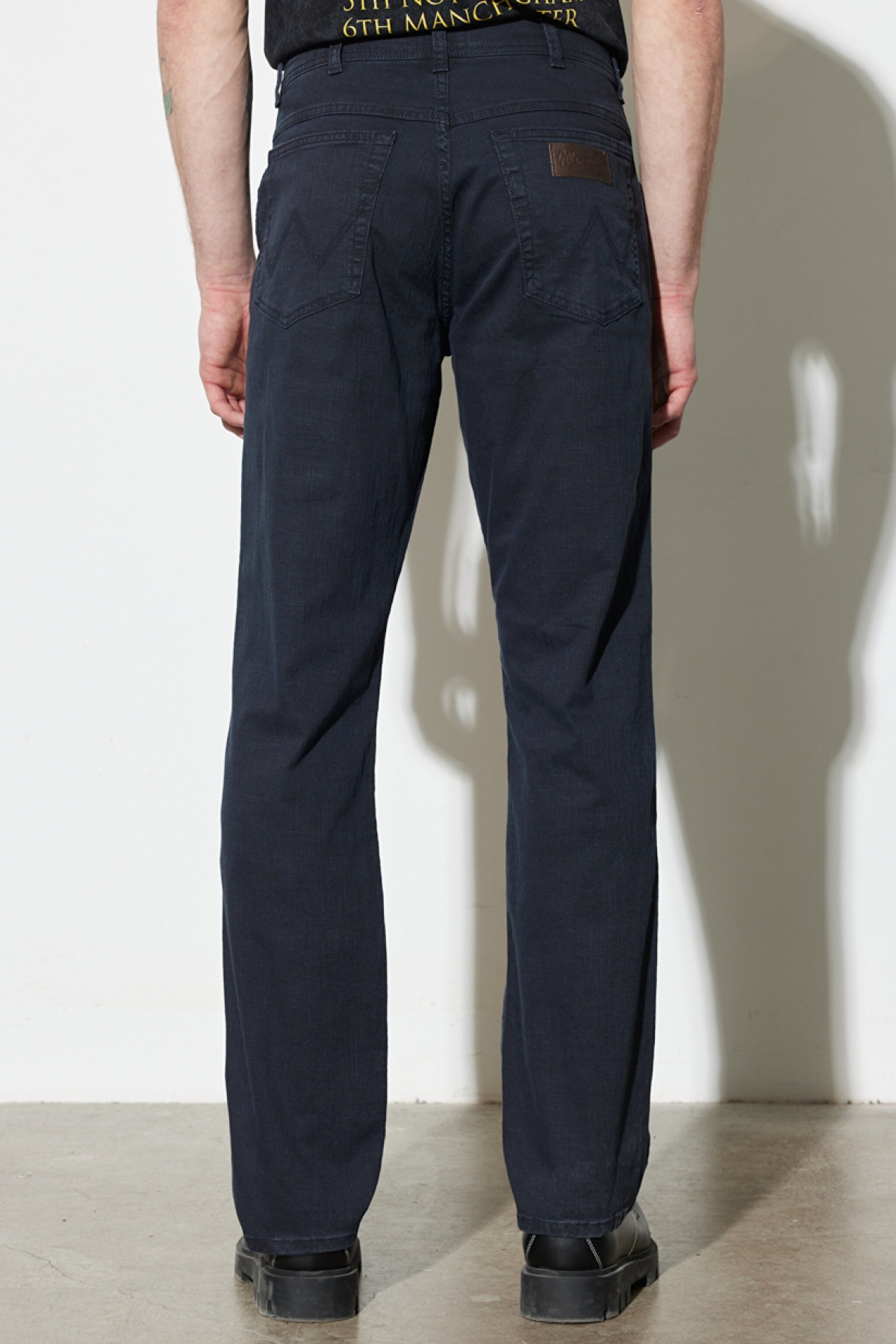 Texas Straight Fit Düz Kesim Normal Bel Lacivert Esnek Pantolon - Navy-W12197114 (görsel 7)