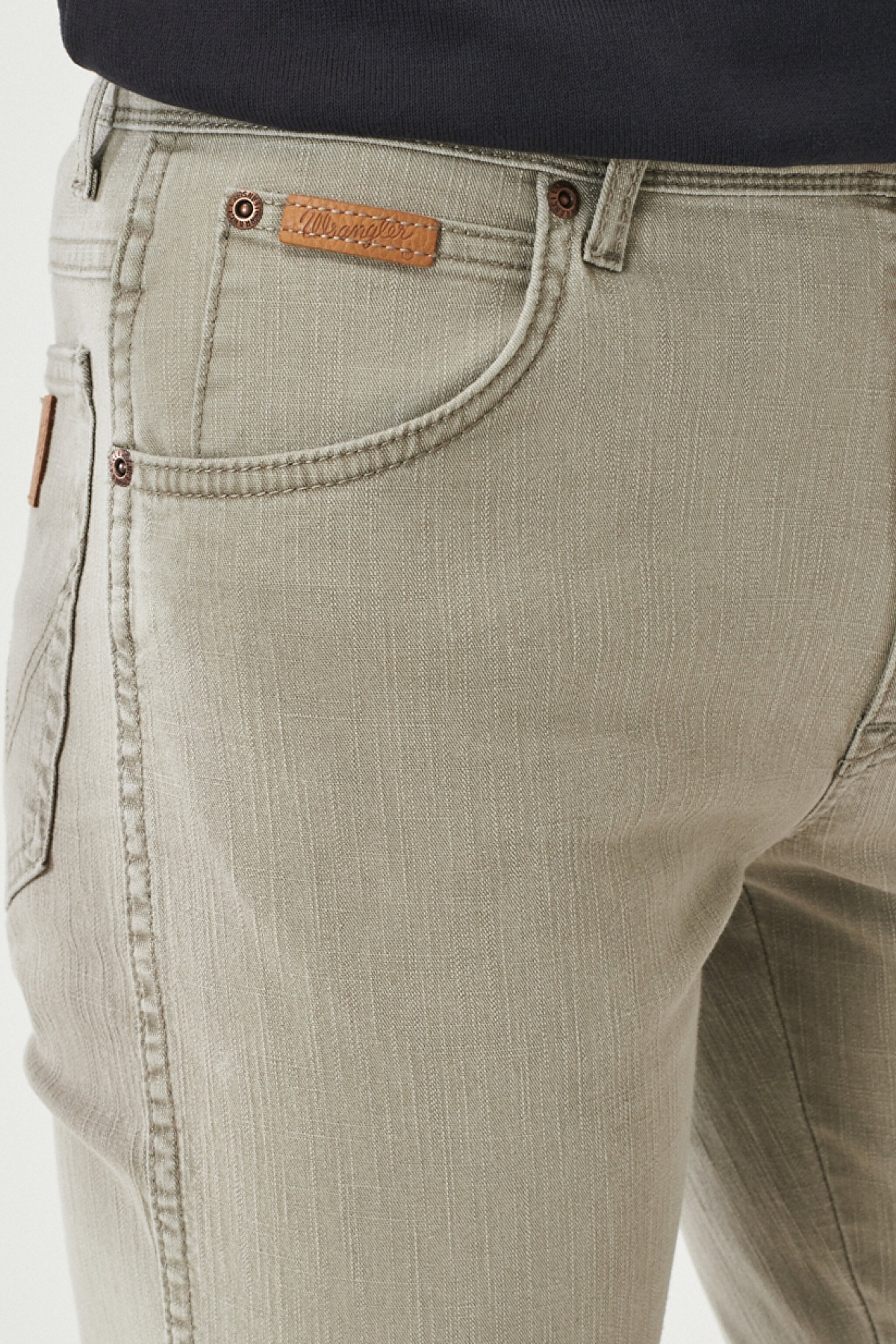 Texas Slim Fit Normal Bel Esnek Pantolon - Beige-W12197235 (görsel 4)