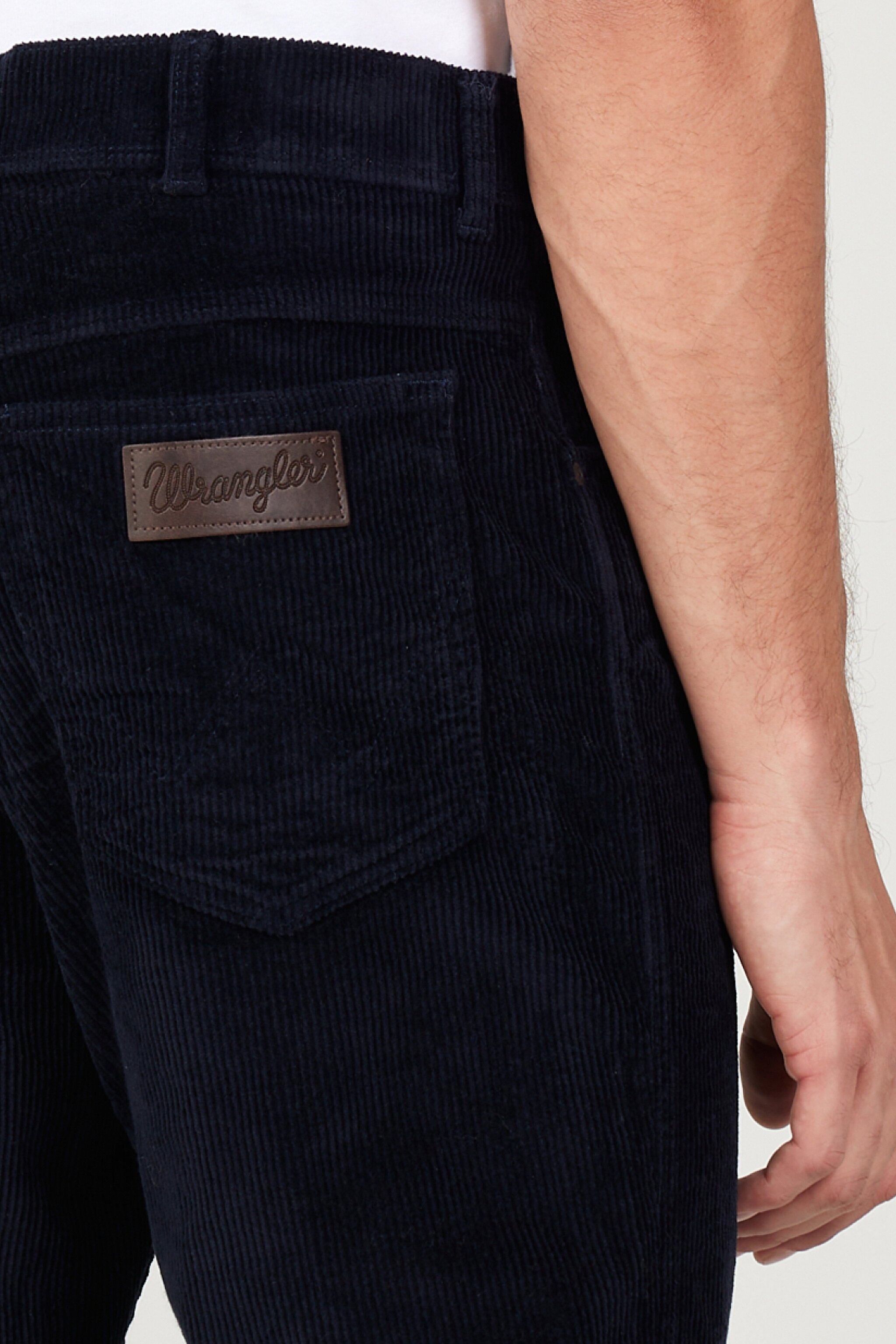Texas Authentic Straight Fit Normal Bel Kadife Lacivert Esnek