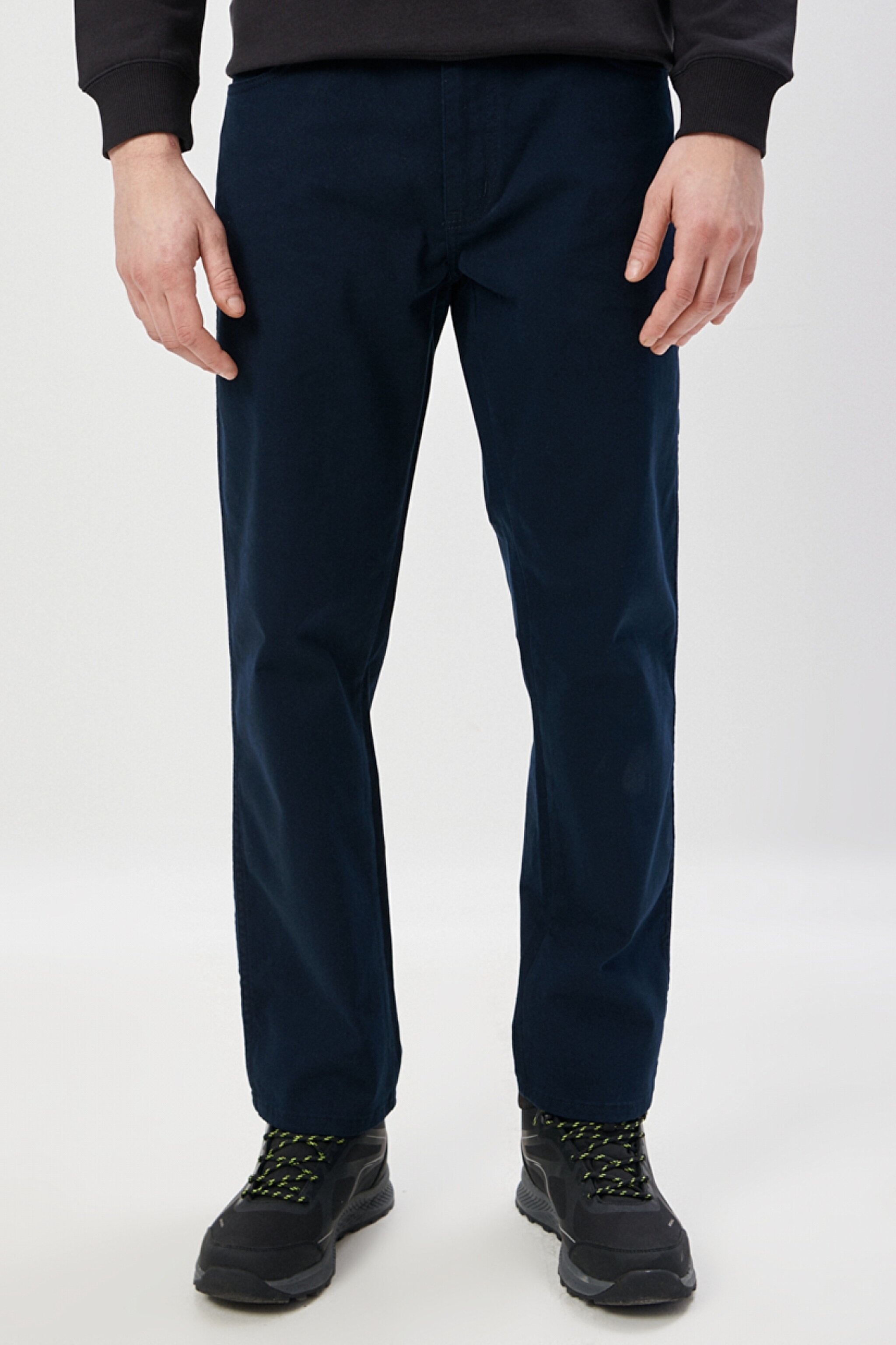 Texas Straight Fit Normal Bel Lacivert Esnek Pantolon - Navy-W121W3114