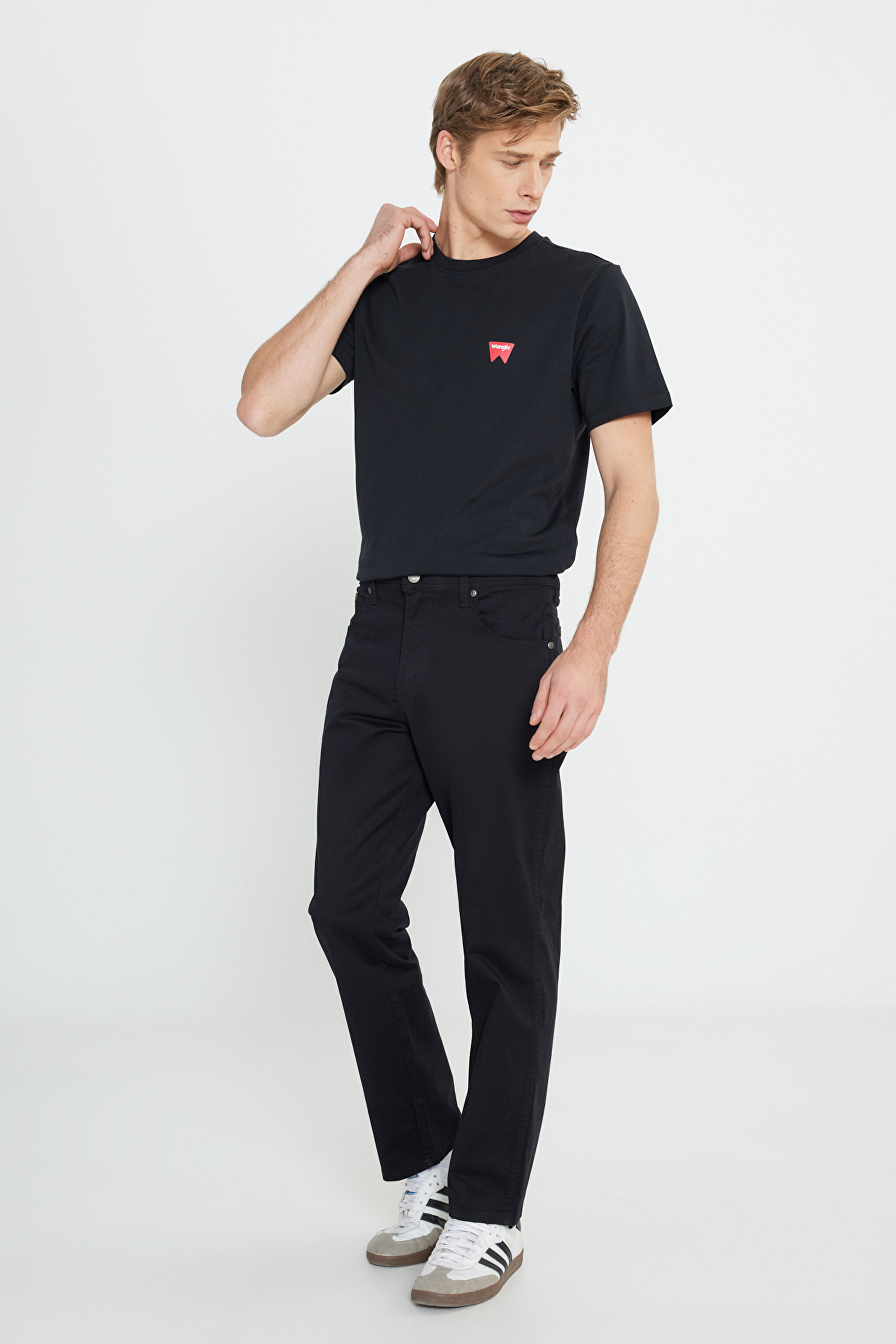 Regular Fit Normal Kesim Normal Bel Düz Paça Siyah Texas Pantolon - Black-W121Y6100 (görsel 2)