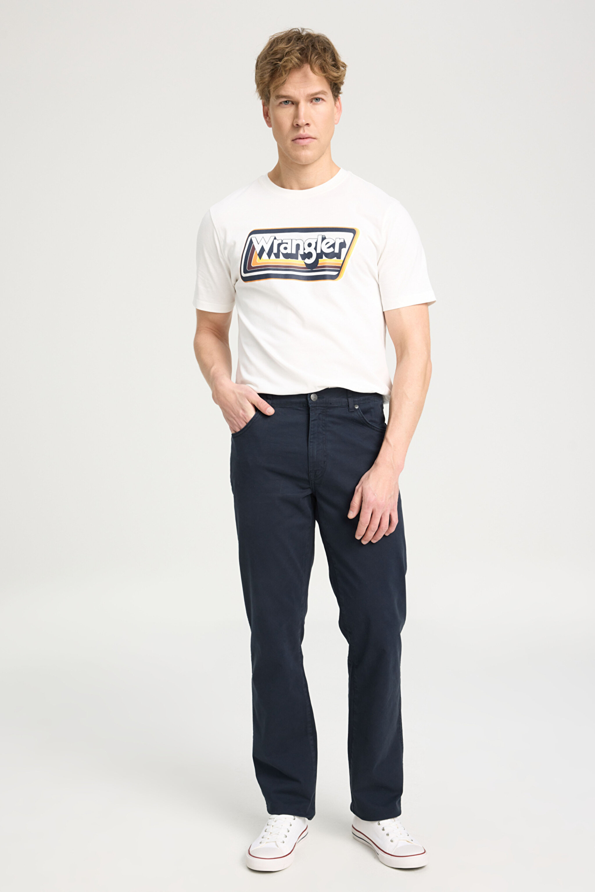 Straight Fit Düz Kesim Normal Bel Texas Lacivert Esnek Pantolon - Navy-W121Y6114 (görsel 2)