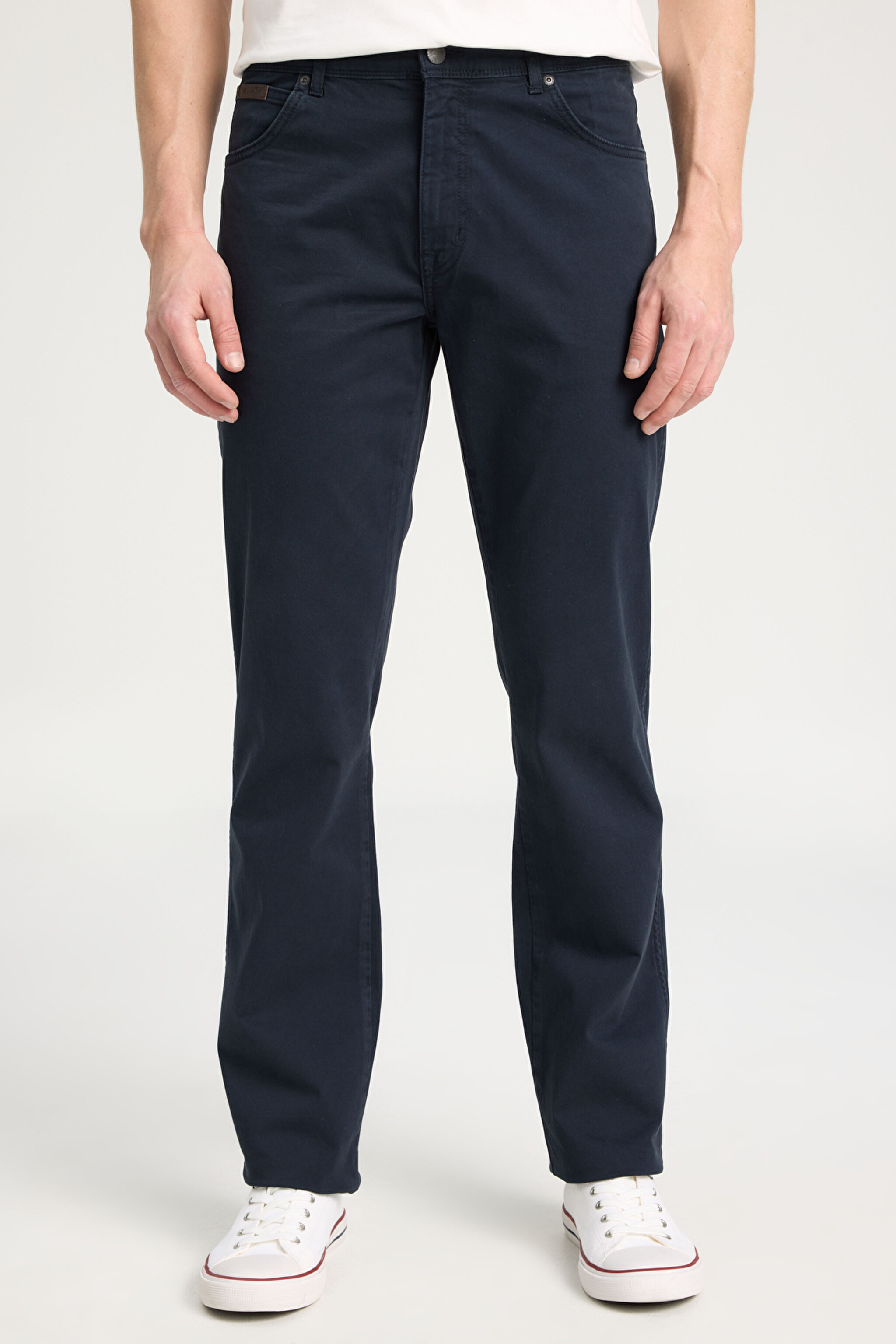 Straight Fit Düz Kesim Normal Bel Texas Lacivert Esnek Pantolon - Navy-W121Y6114 (görsel 4)