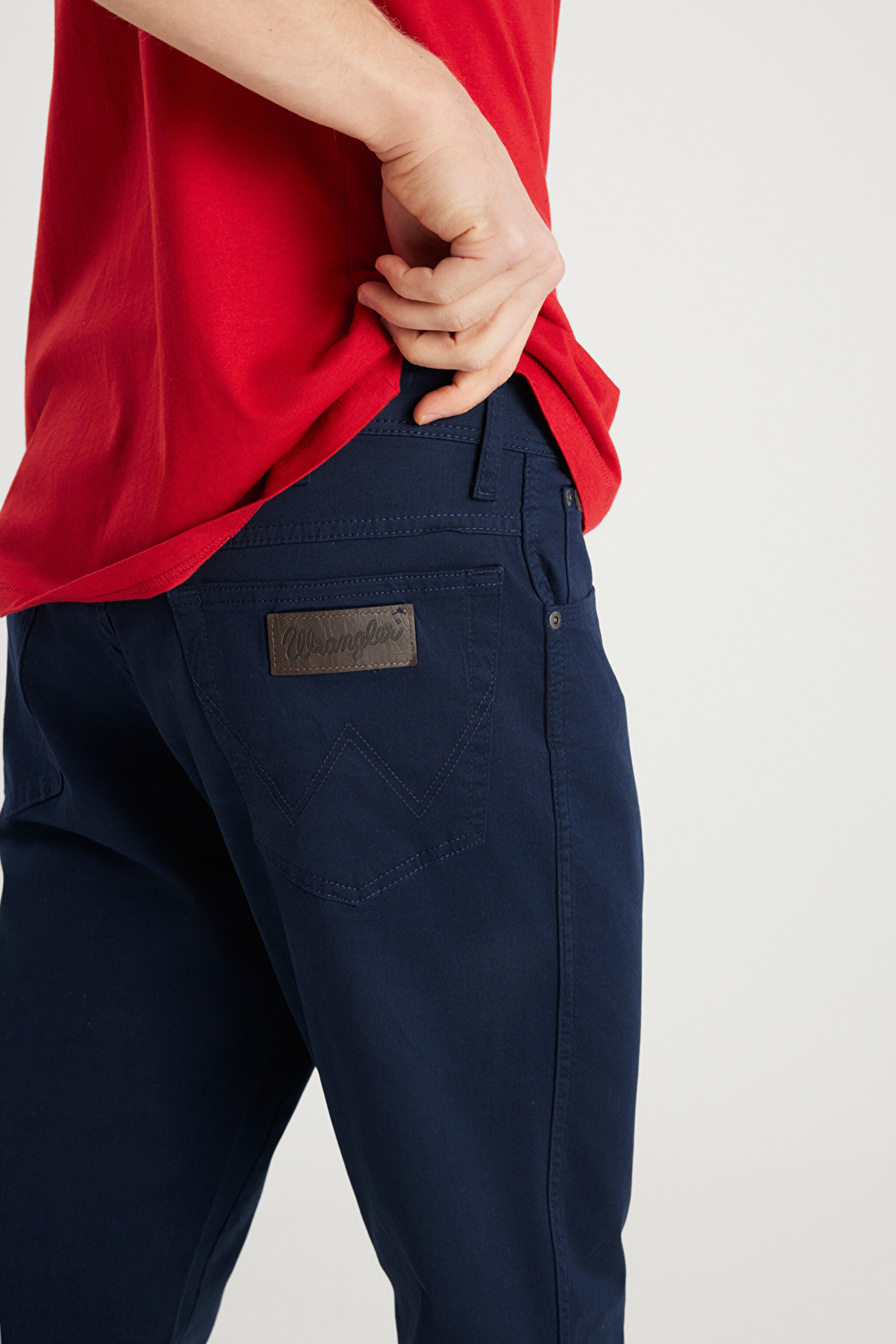 Regular Fit Normal Kesim Normal Bel Düz Paça Lacivert Texas Pantolon - Navy-W121Y6410 (görsel 5)