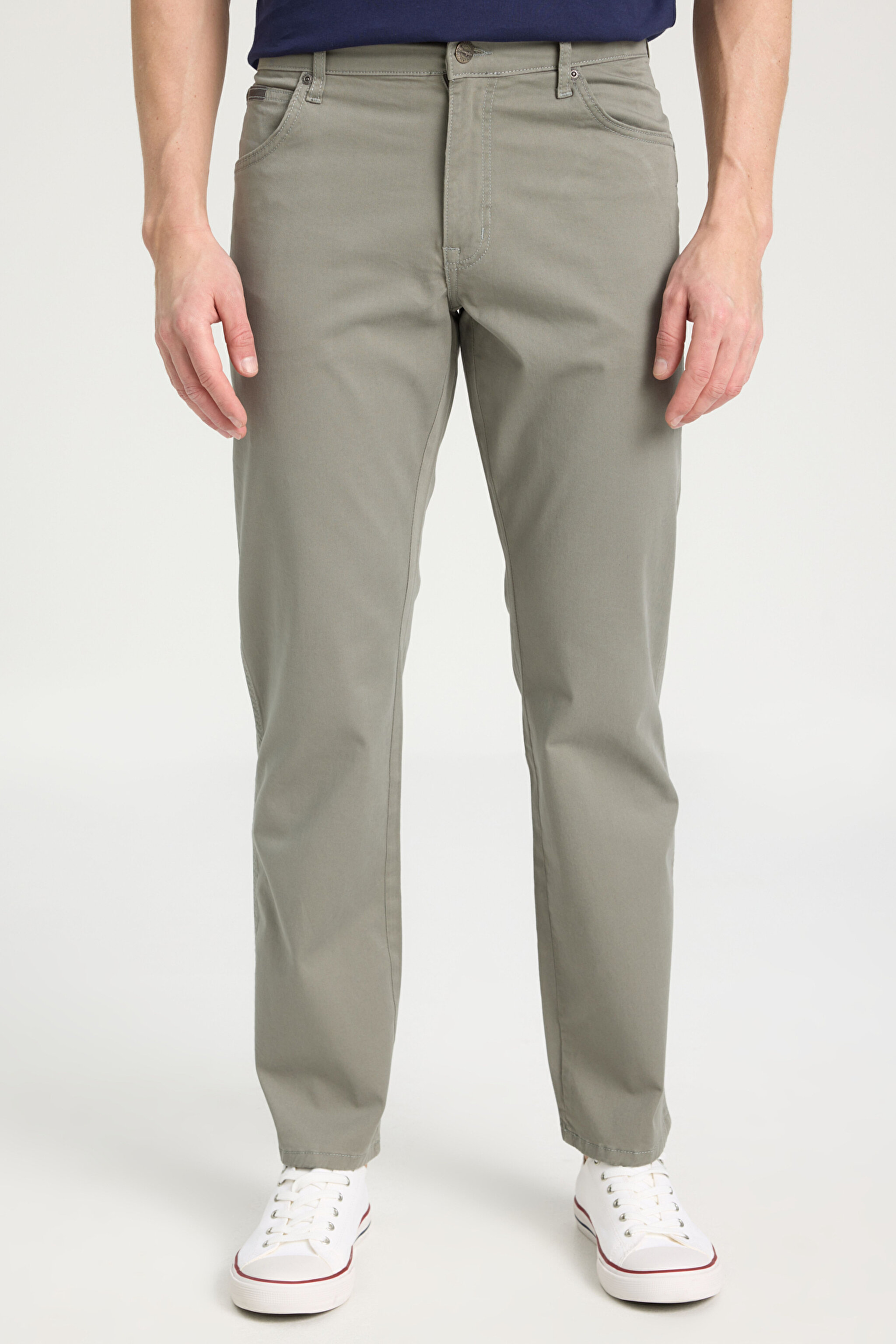 Texas Straight Fit Esnek Casual Pantolon - Green-W121Y665M (görsel 4)