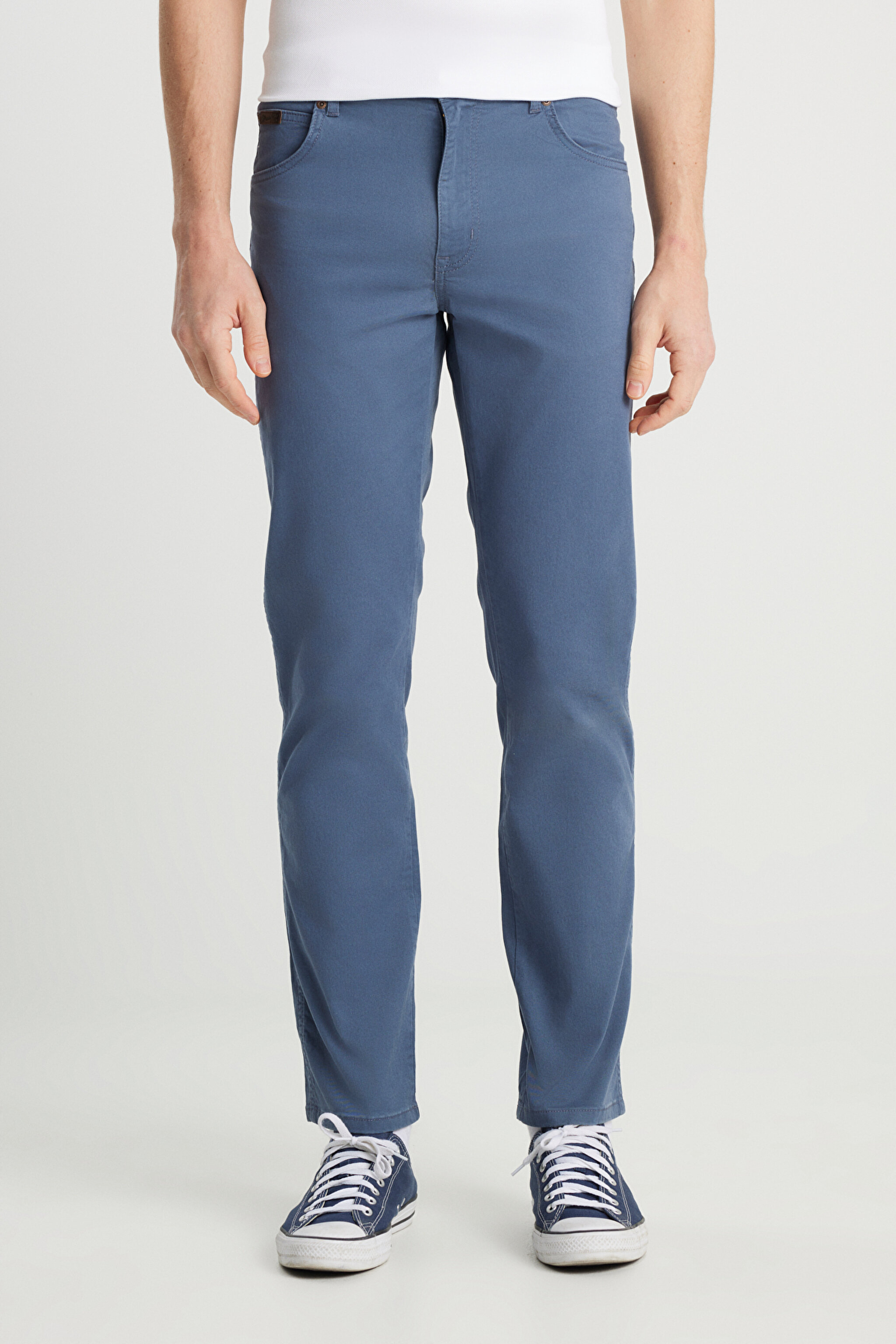 Texas Straight Fit Esnek Mavi Pantolon - Blue-W121Y673K (görsel 3)