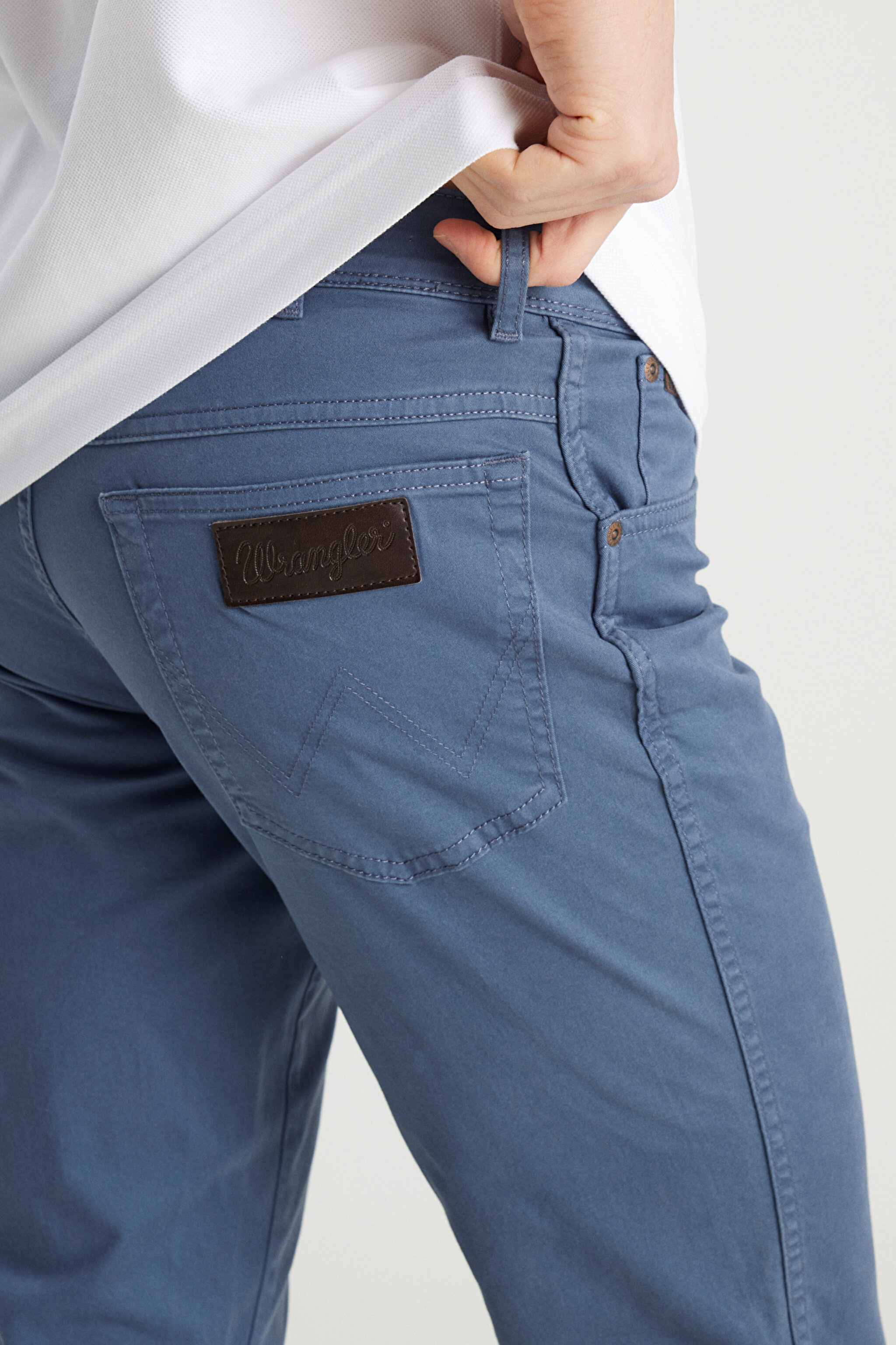 Texas Straight Fit Esnek Mavi Pantolon - Blue-W121Y673K (görsel 5)