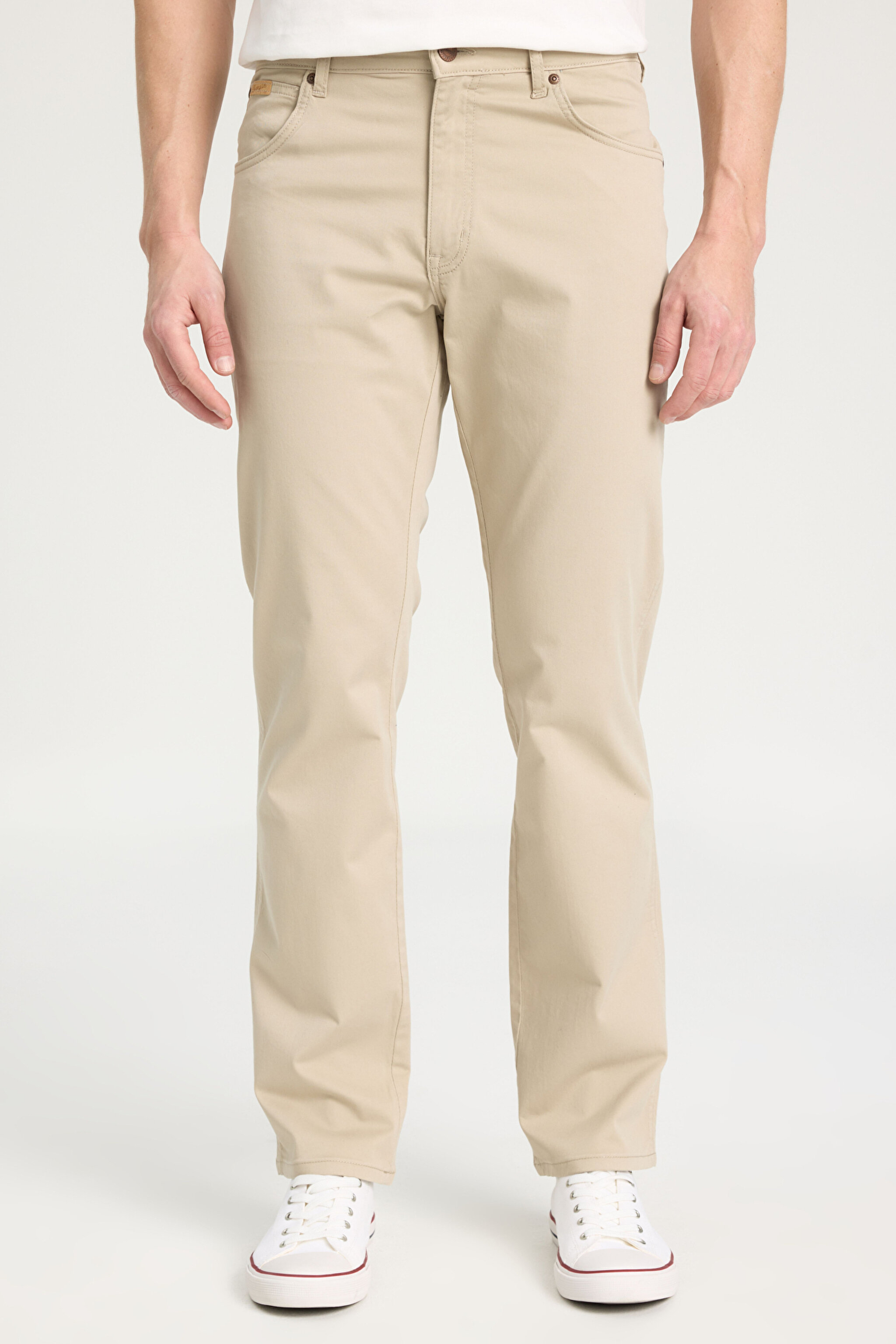 Texas Straight Fit Esnek Casual Pantolon - Beige-W121Y6C06