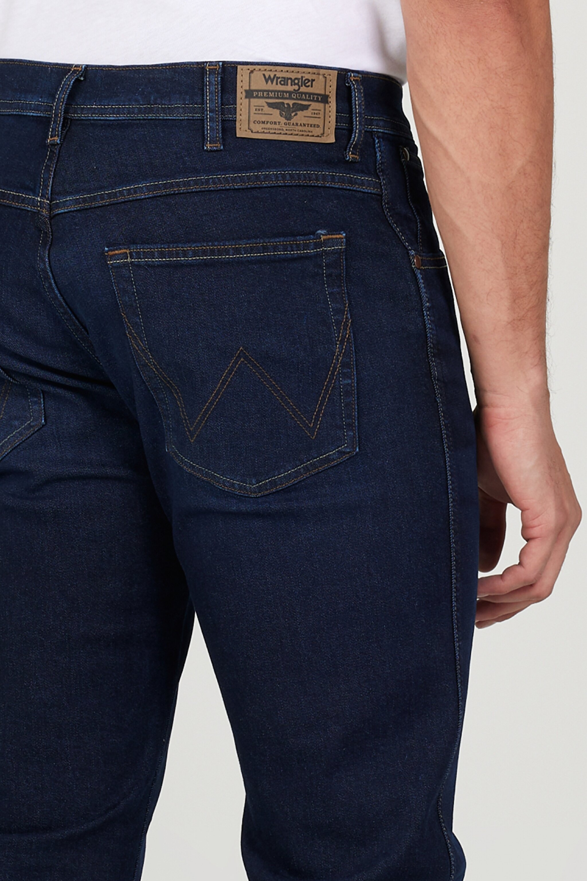 Straight Fit Düz Kesim Normal Bel Lacivert Arizona Jean Denim Kot Pantolon - Rinse-W12O01436 (görsel 6)