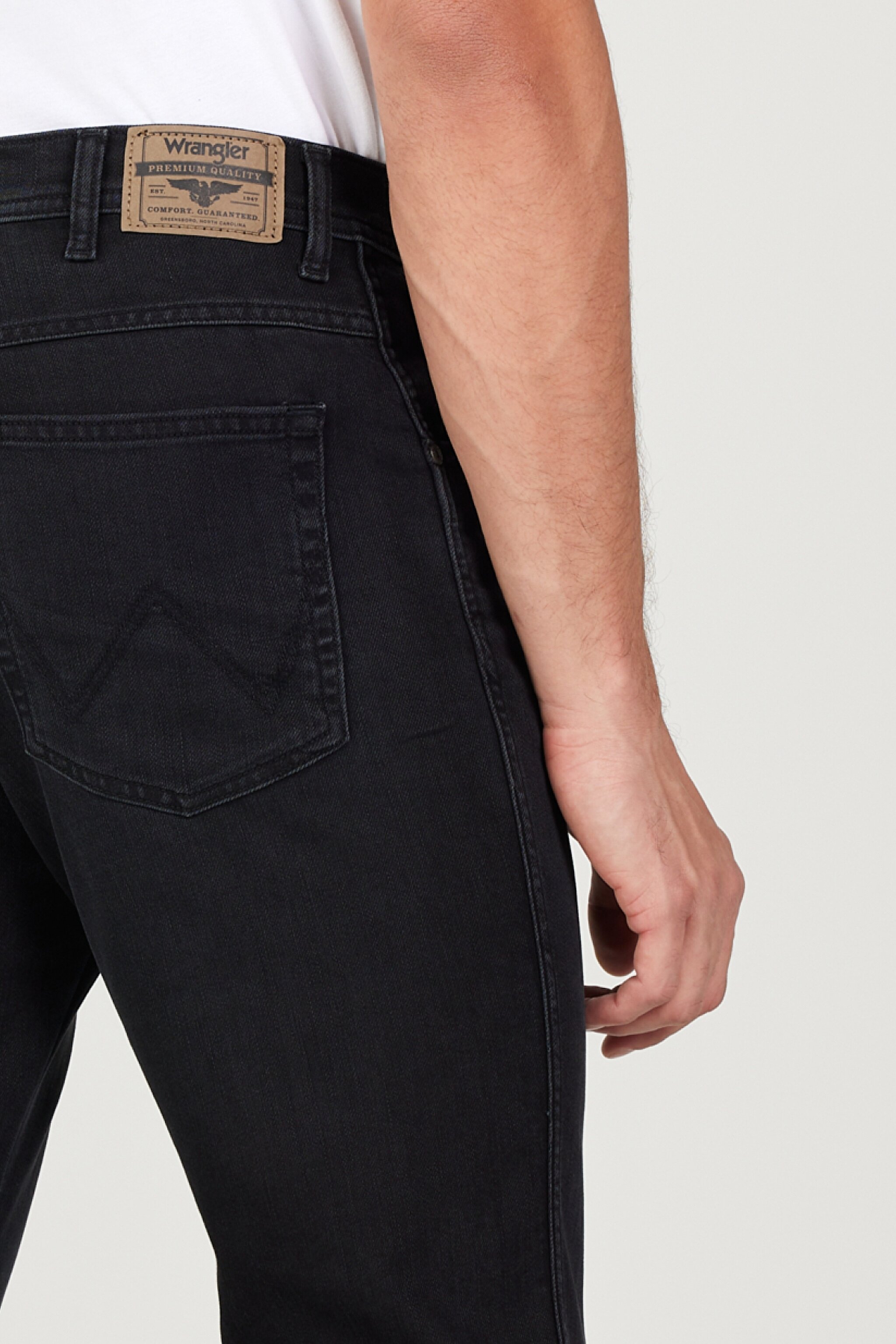 Straight Fit Düz Kesim Normal Bel Esnek Arizona Jean Denim Kot Pantolon - Black-W12O016001 (görsel 5)