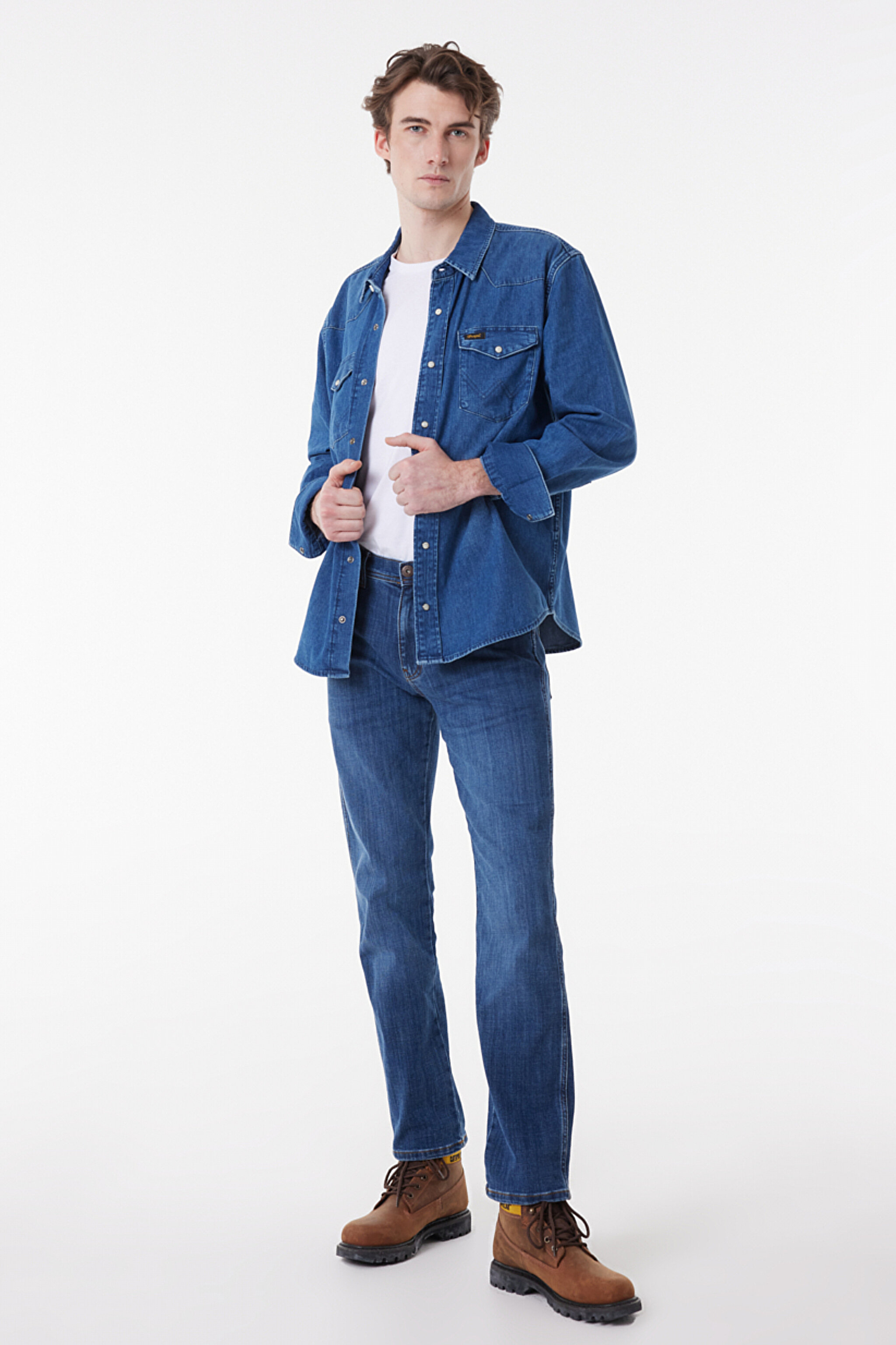 Straight Fit Düz Kesim Normal Bel Esnek Arizona Jean Denim Kot Pantolon - Stone-W12O01758 (görsel 2)