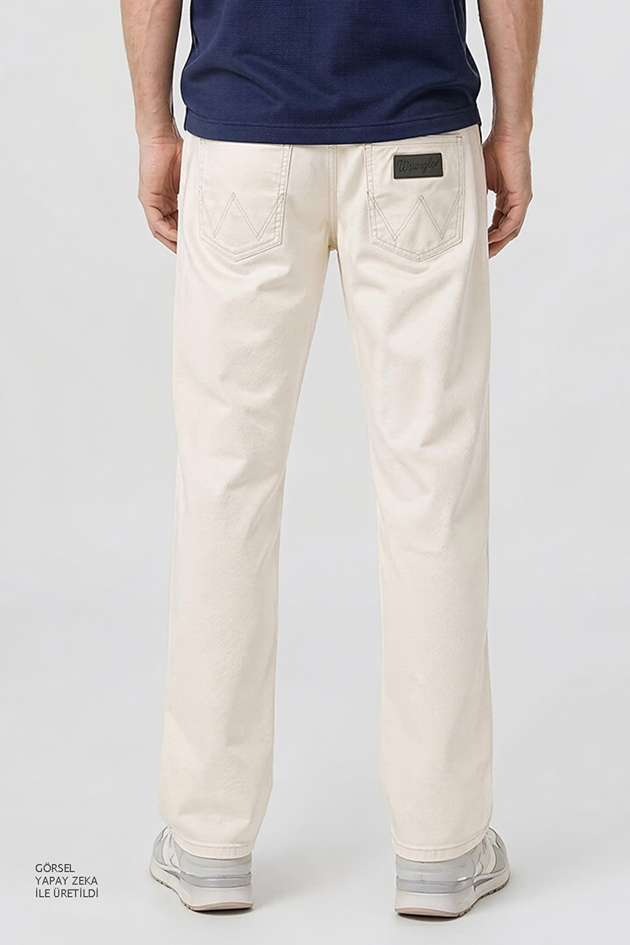 Pamuklu Arizona Straight Fit Cepli Esnek Jean Kot Denim Pantolon - Stone-W12O021013 (görsel 5)
