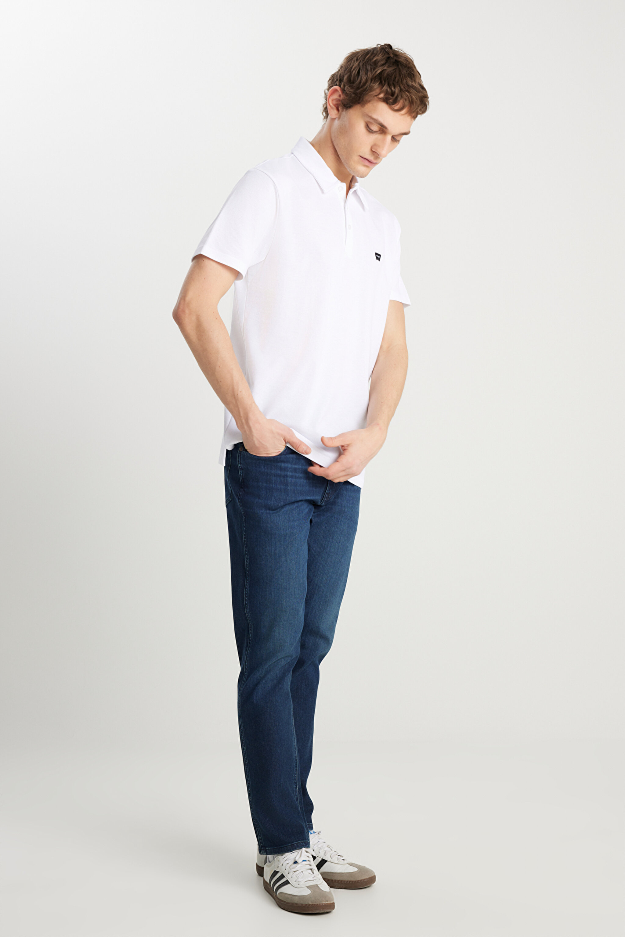 Texas Slim Fit Dar Kesim Normal Bel Dar Paça Gri Melanj Pamuklu Esnek Denim Jean Pantolon