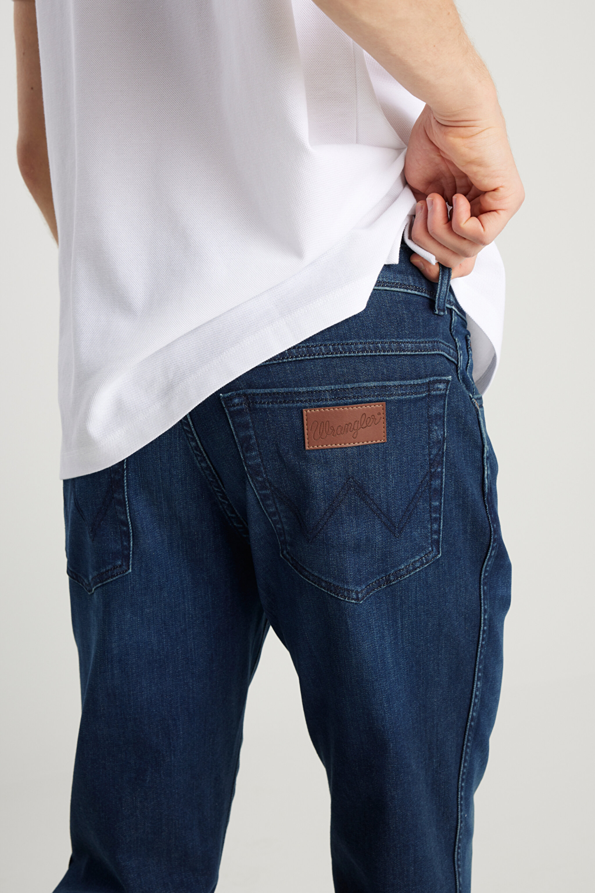Texas Slim Fit Dar Kesim Normal Bel Dar Paça Gri Melanj Pamuklu Esnek Denim Jean Pantolon - MidGreyMelange-W12S00019337 (görsel 5)
