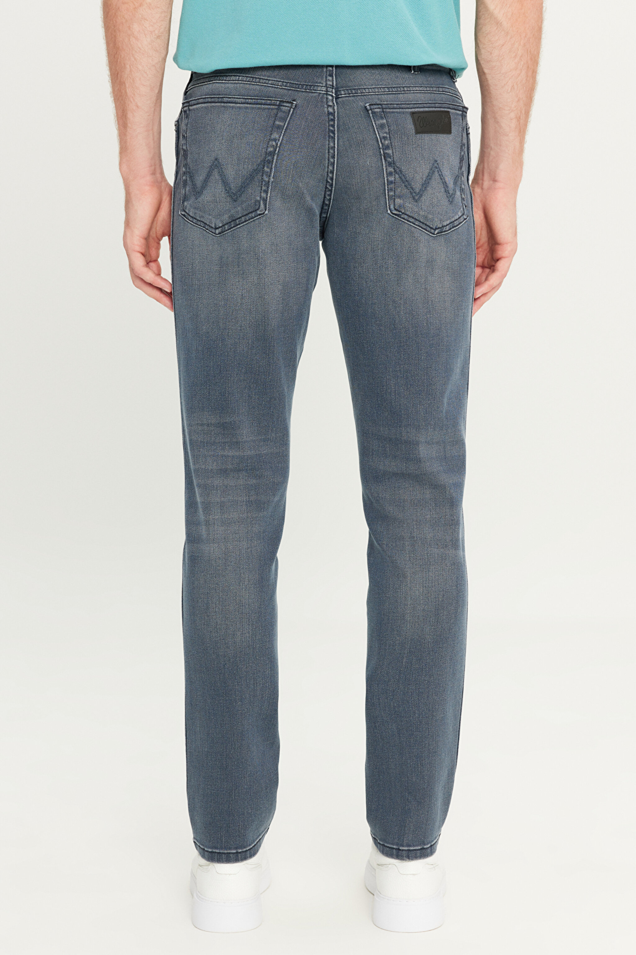 Texas Slim Fit Dar Kesim Normal Bel Antrasit Pamuklu Esnek Denim