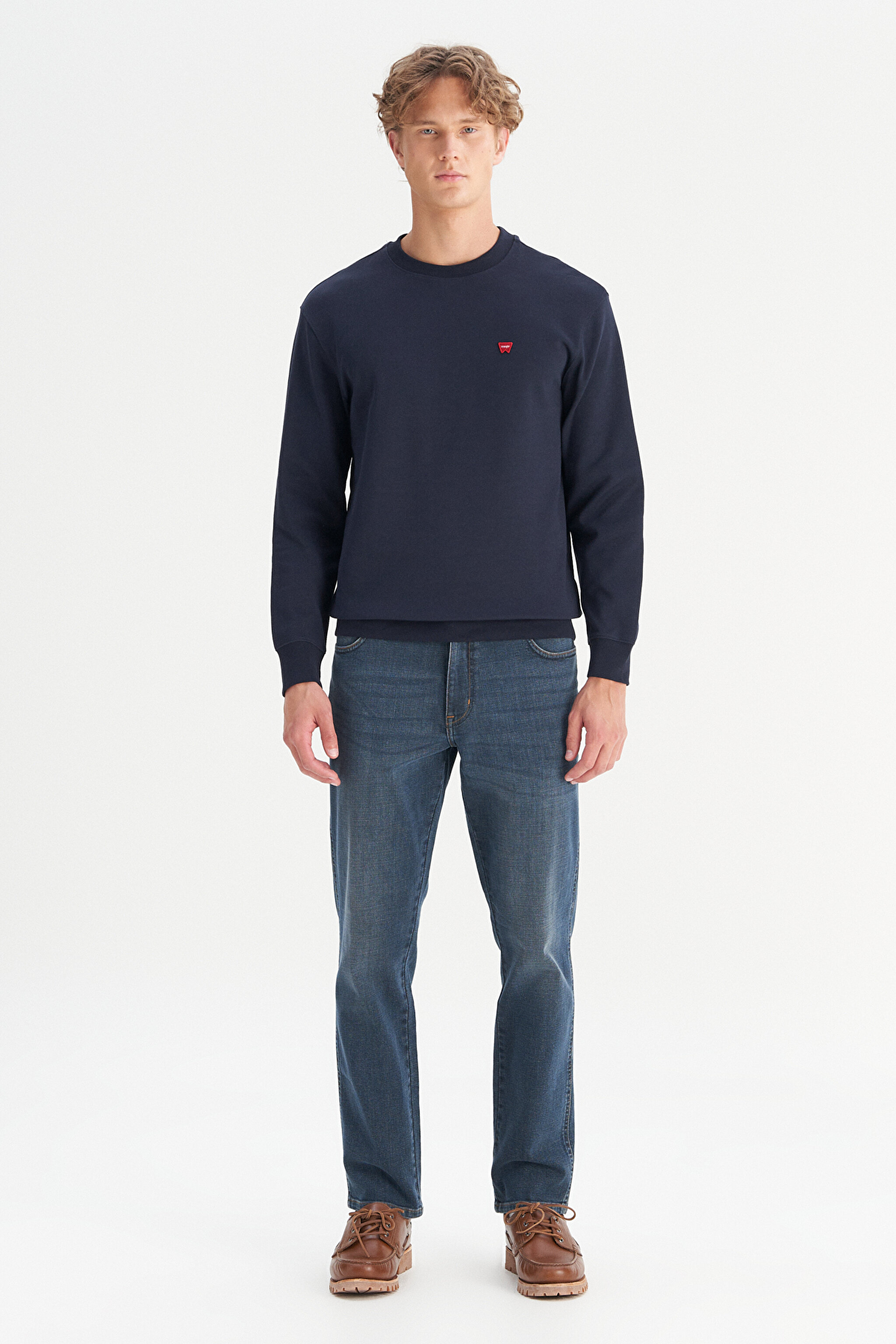 Texas Slim Fit Dar Kesim Normal Bel Koyu Mavi Pamuklu Esnek Denim Jean Pantolon - Dark Indigo-W12S00031317 (görsel 3)