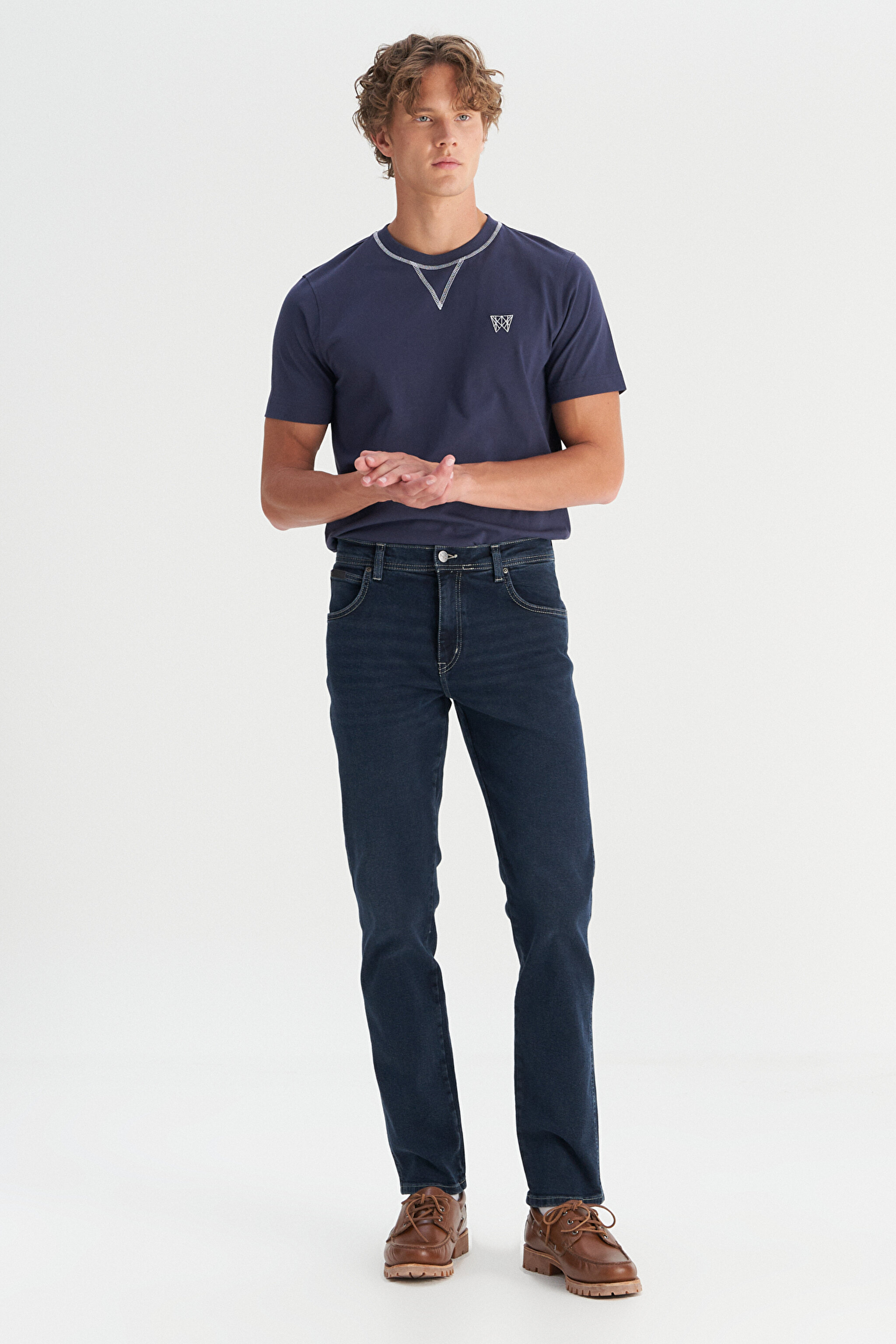 Texas Slim Fit Normal Bel Denim Esnek Jean Kot Pantolon