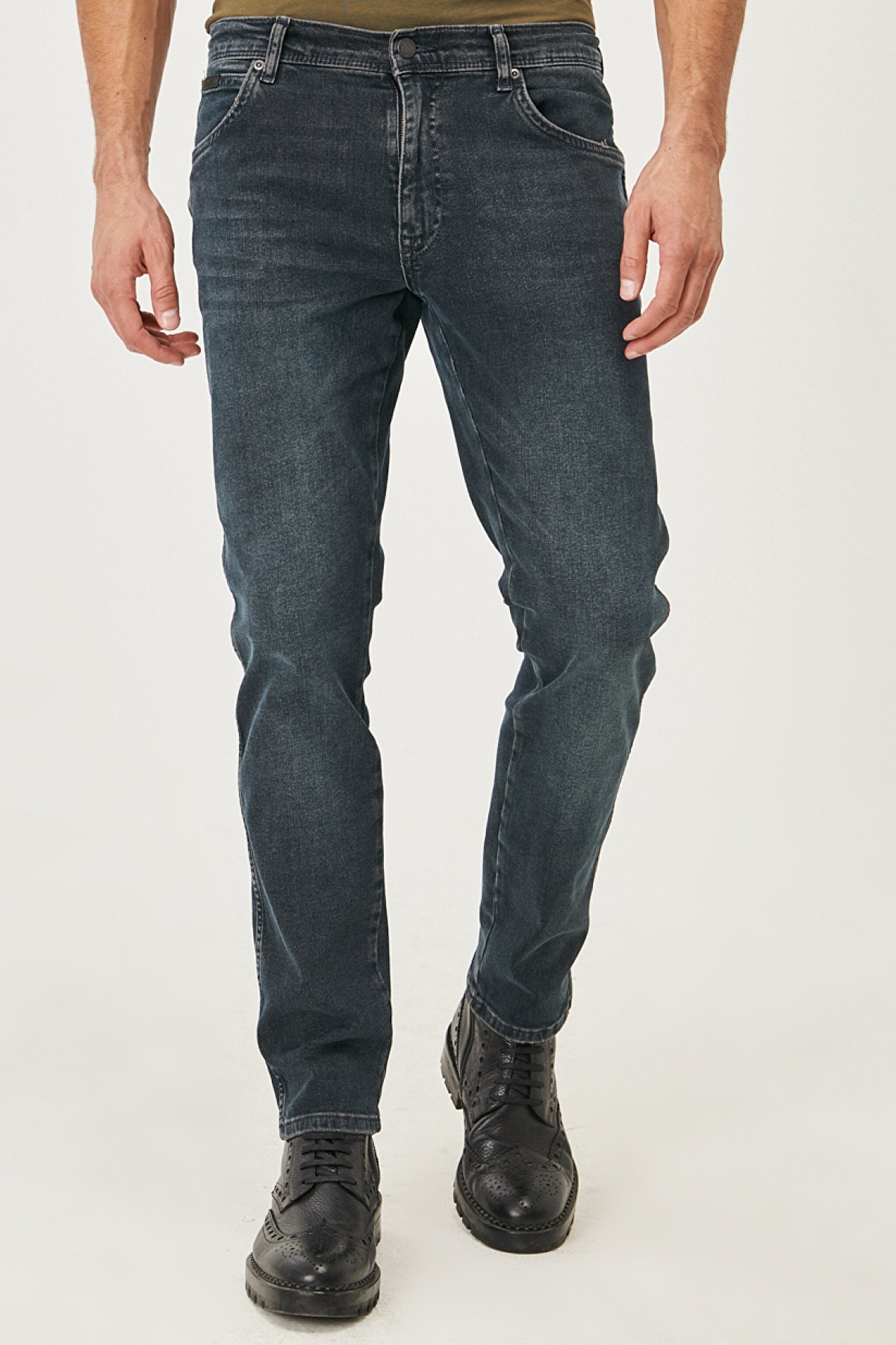Texas Slim Fit Normal Bel Denim Esnek Jean Kot Pantolon