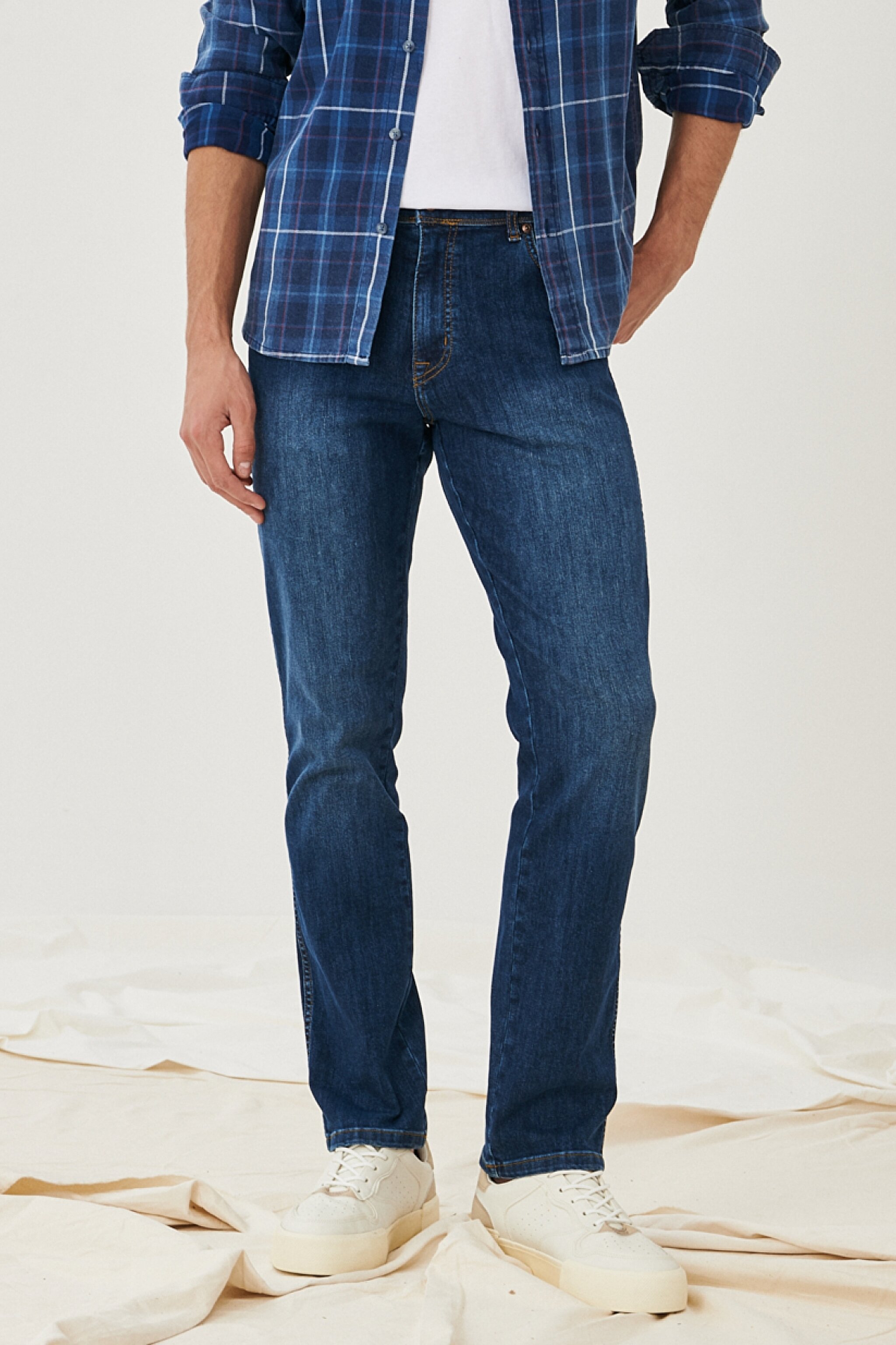 Texas Slim Fit Normal Bel Denim Esnek Jean Kot Pantolon