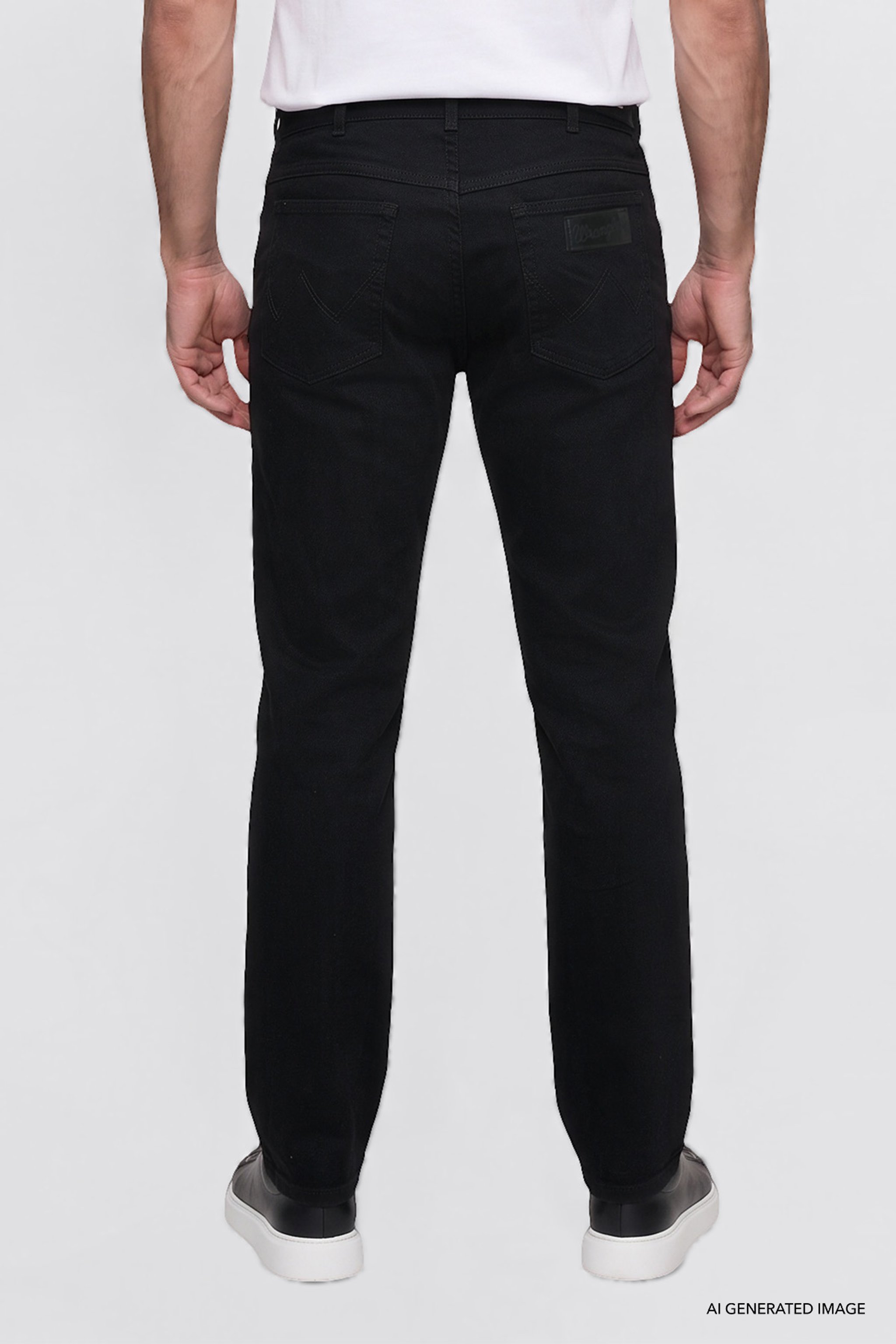 Texas Slim Fit Dar Kesim Normal Bel Siyah Esnek Pantolon - Black-W12S004001 (görsel 4)