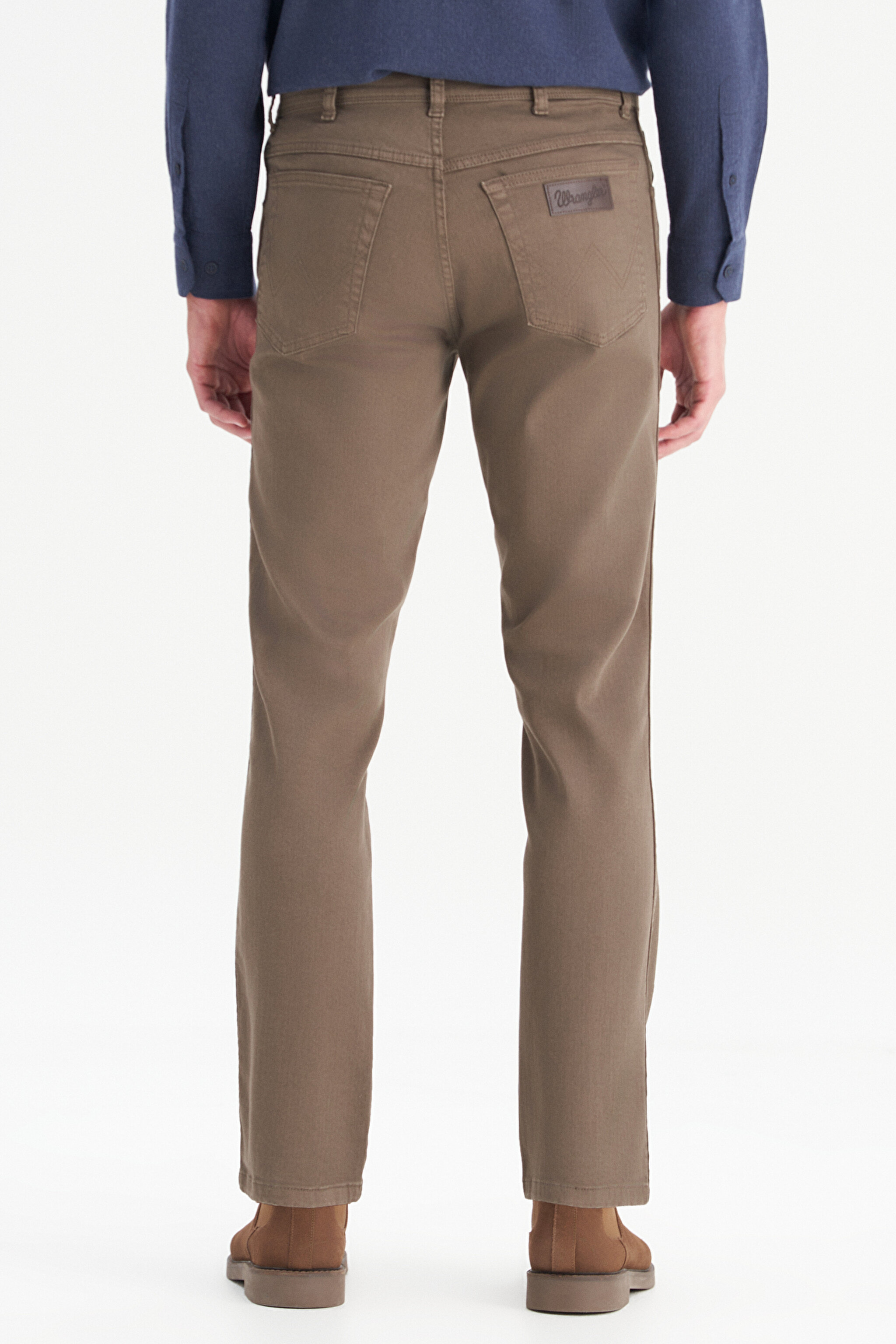 Texas Authentic Slim Fit Dar Kesim Normal Bel Bej Esnek Pantolon - Tarmac-W12S004191 (görsel 5)
