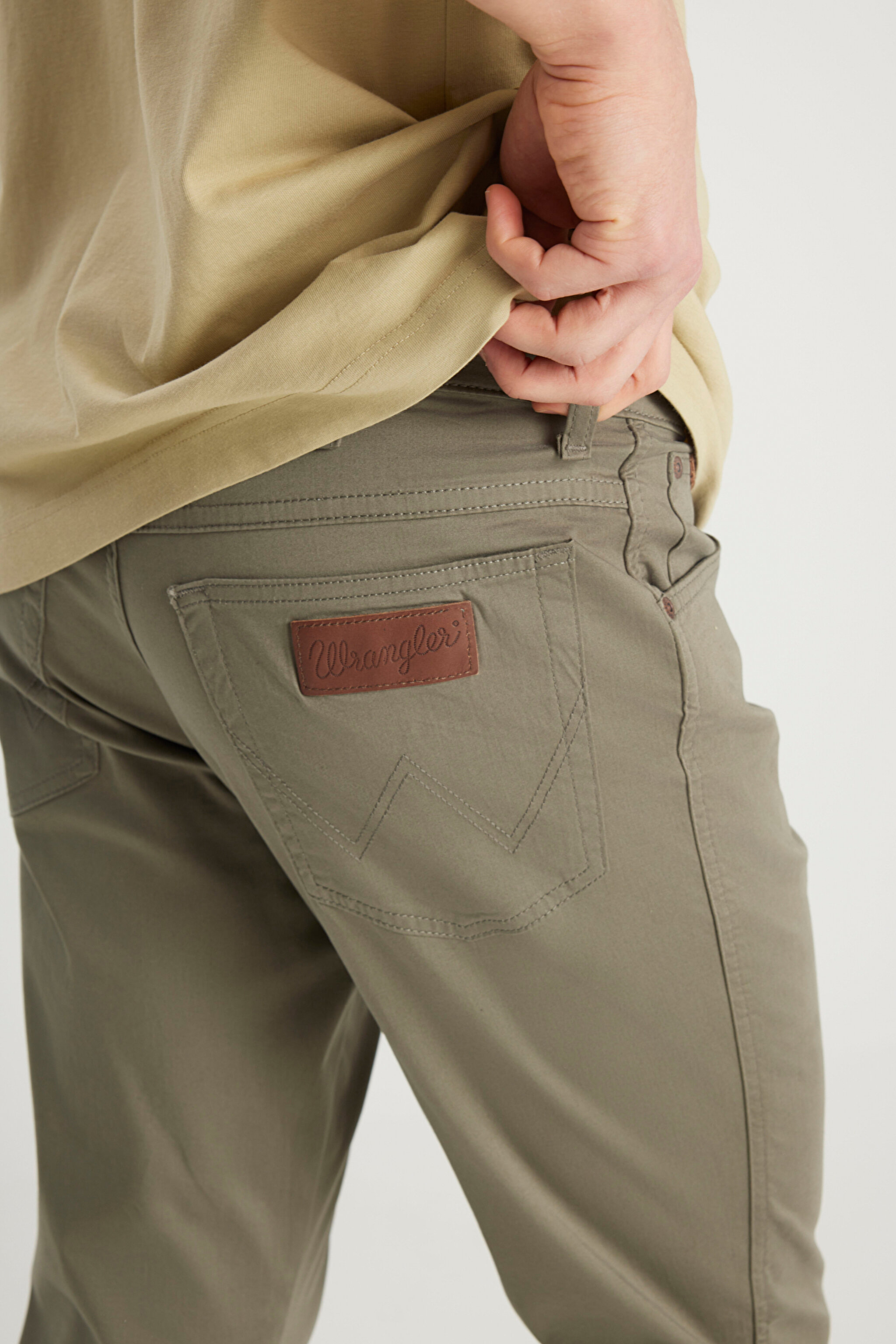Texas Slim Fit Dar Kesim Normal Bel Yeşil Pantolon - Green-W12S004300 (görsel 5)