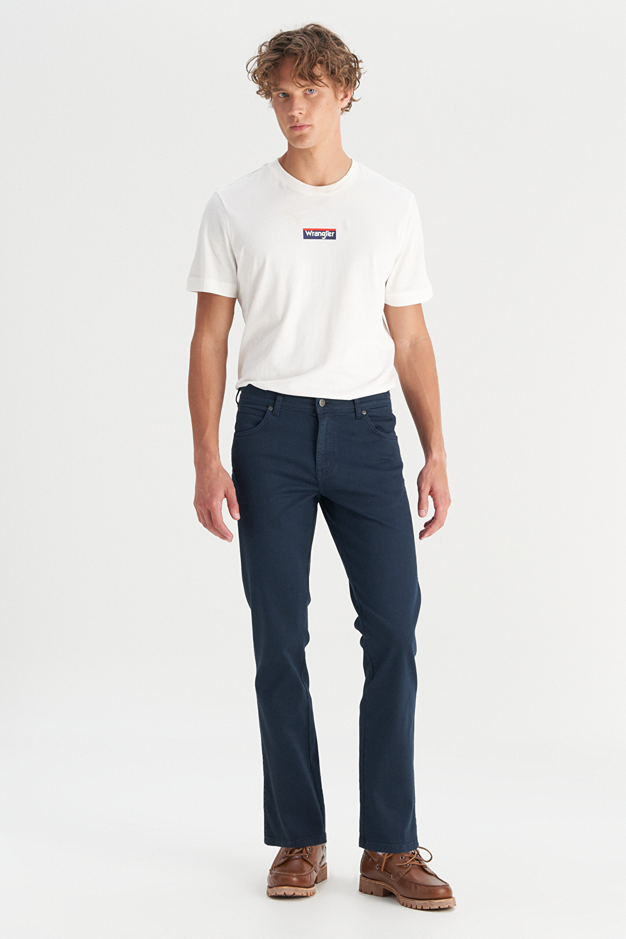 Texas Slim Fit Dar Kesim Normal Bel Lacivert Esnek Pantolon