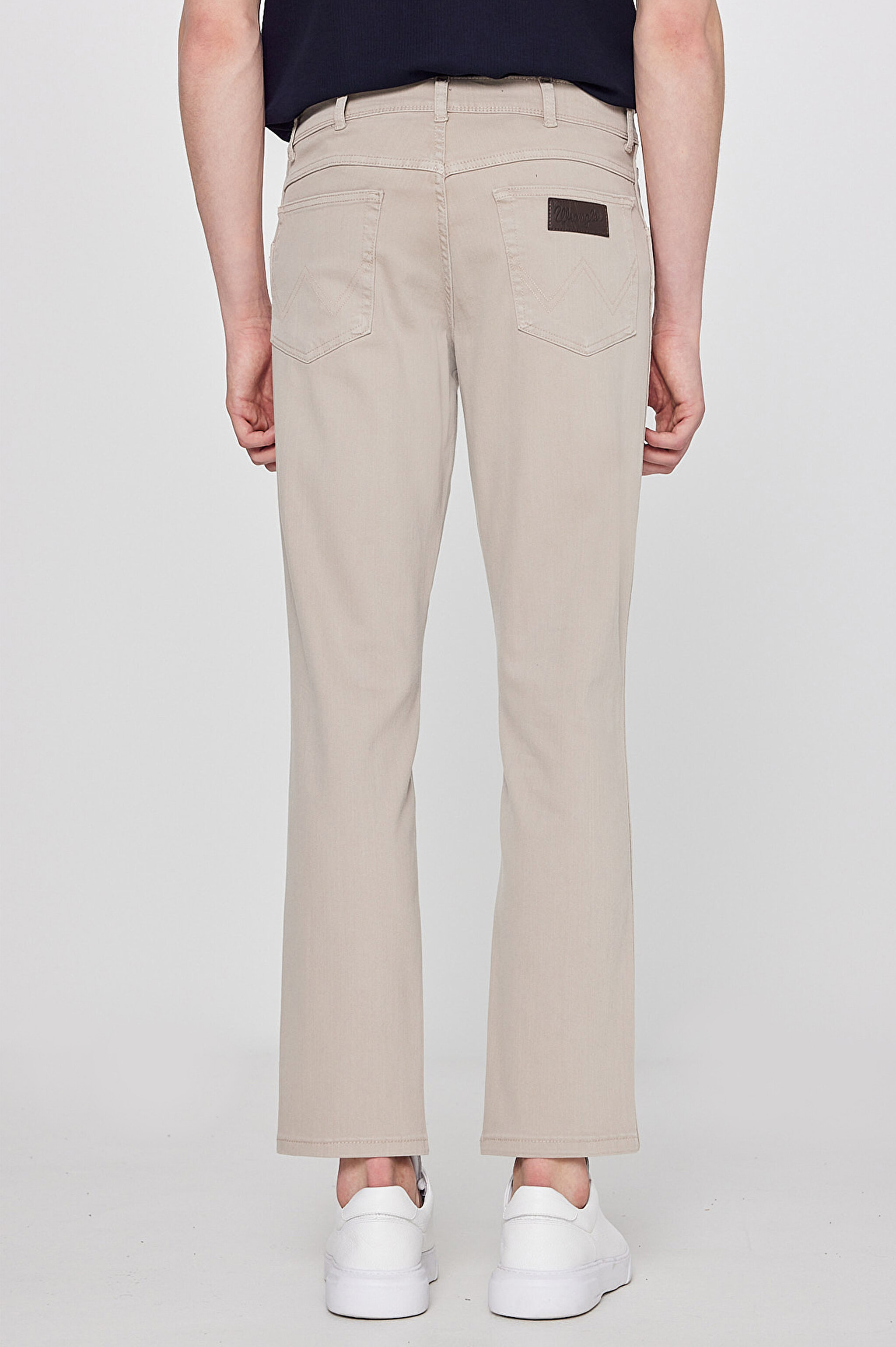 Texas Authentic Slim Fit Dar Kesim Normal Bel Bej Esnek Pantolon - Beige-W12S004614 (görsel 4)