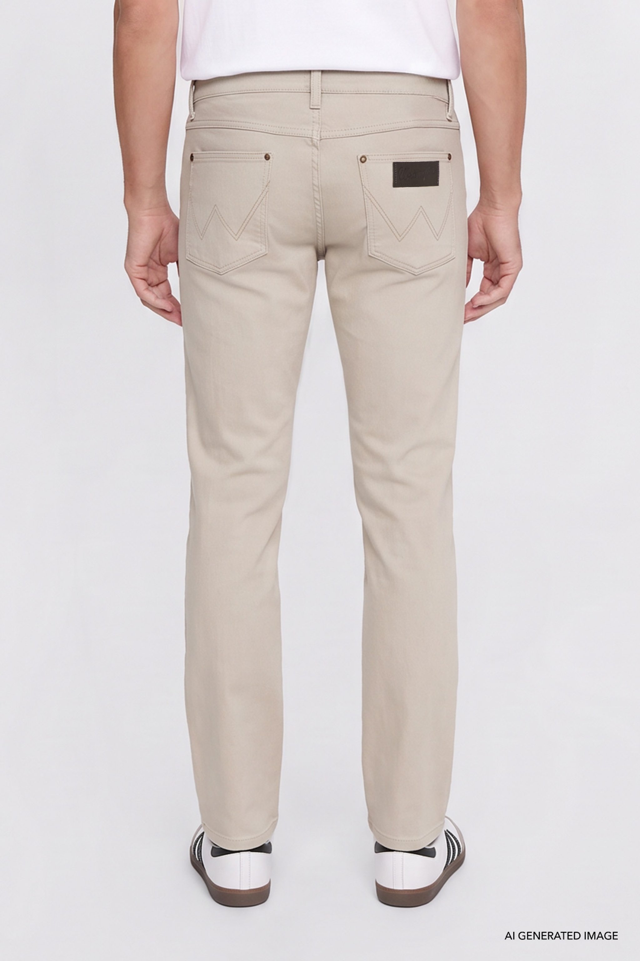 Texas Authentic Slim Fit Dar Kesim Normal Bel Bej Esnek Pantolon - Beige-W12S004614 (görsel 4)