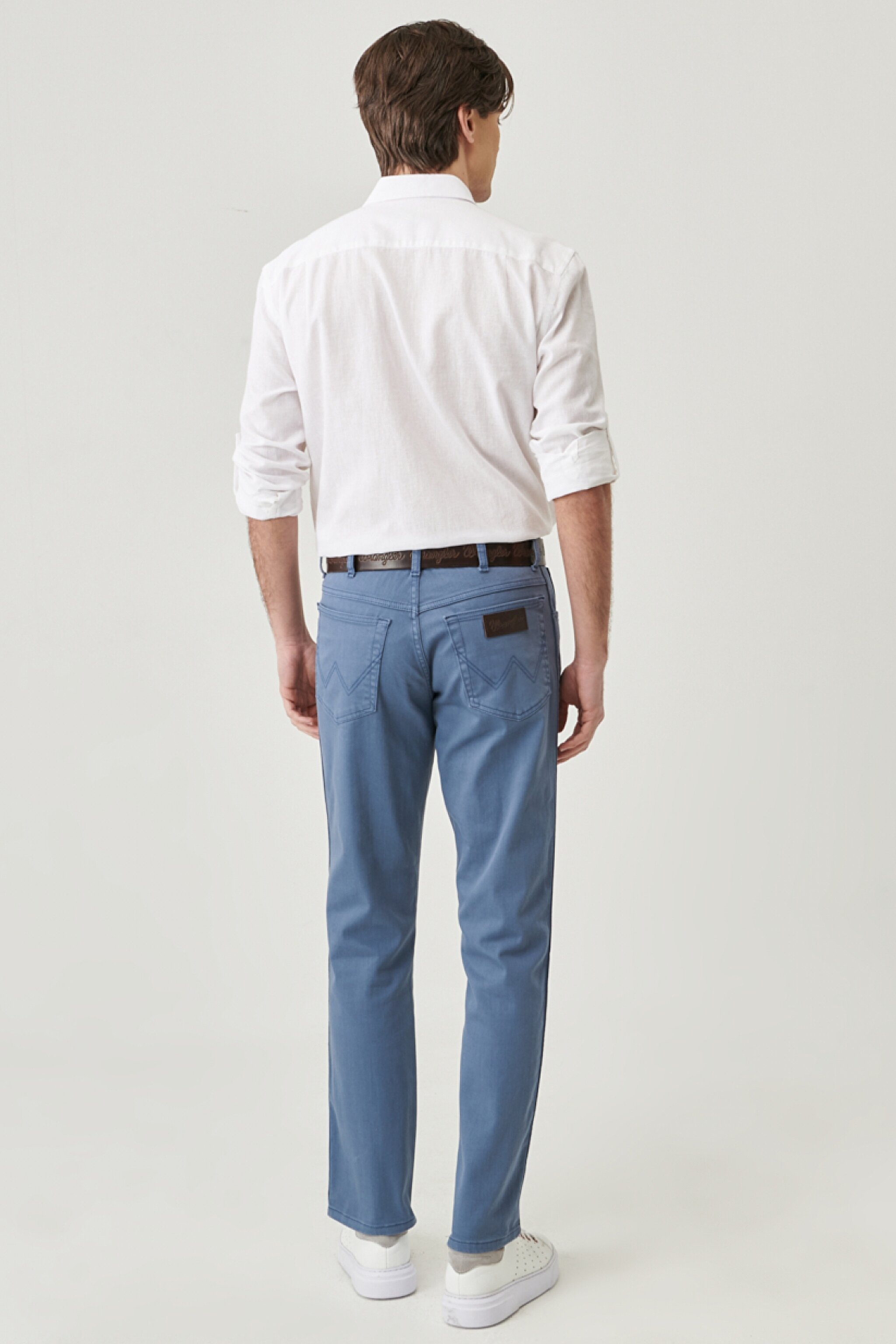 Texas Slim Fit Dar Kesim Normal Bel İndigo Esnek Pantolon - İndigo-W12S004TF (görsel 5)