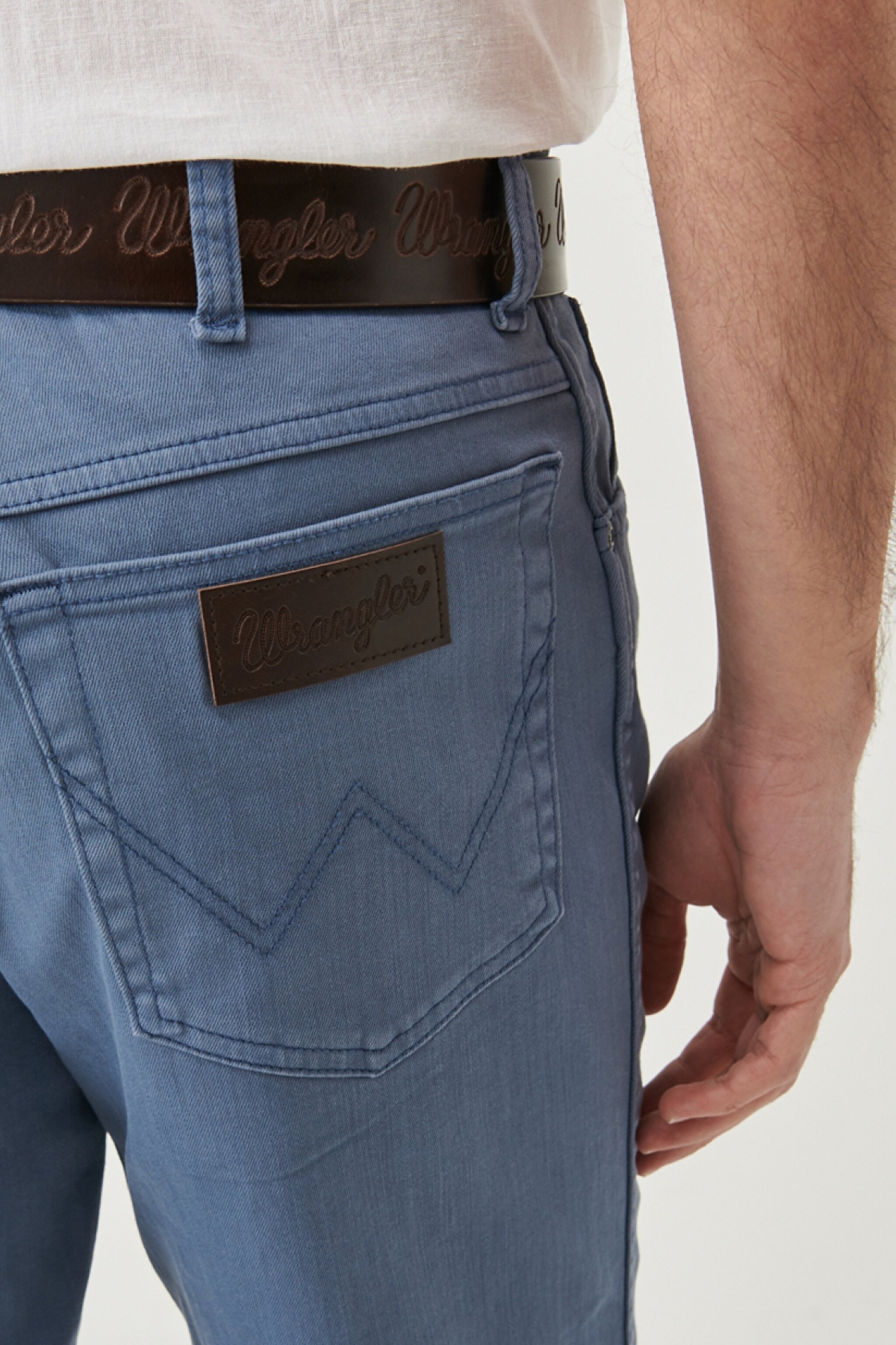 Texas Slim Fit Dar Kesim Normal Bel İndigo Esnek Pantolon - İndigo-W12S004TF (görsel 6)