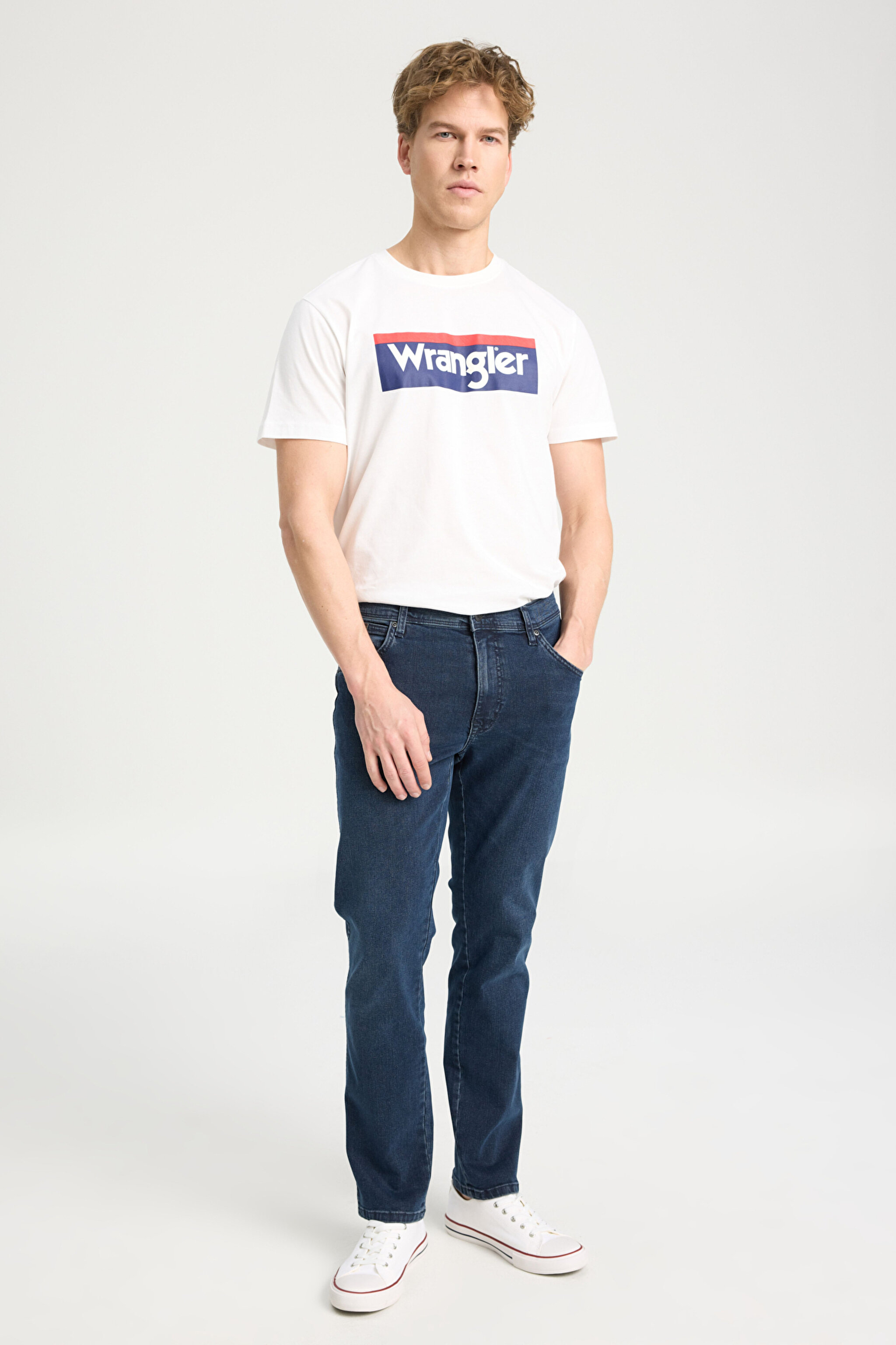 Texas Slim Fit Dar Kesim Normal Bel Mavi Esnek Jean Kot Pantolon - Mid Blue-W12S010396
