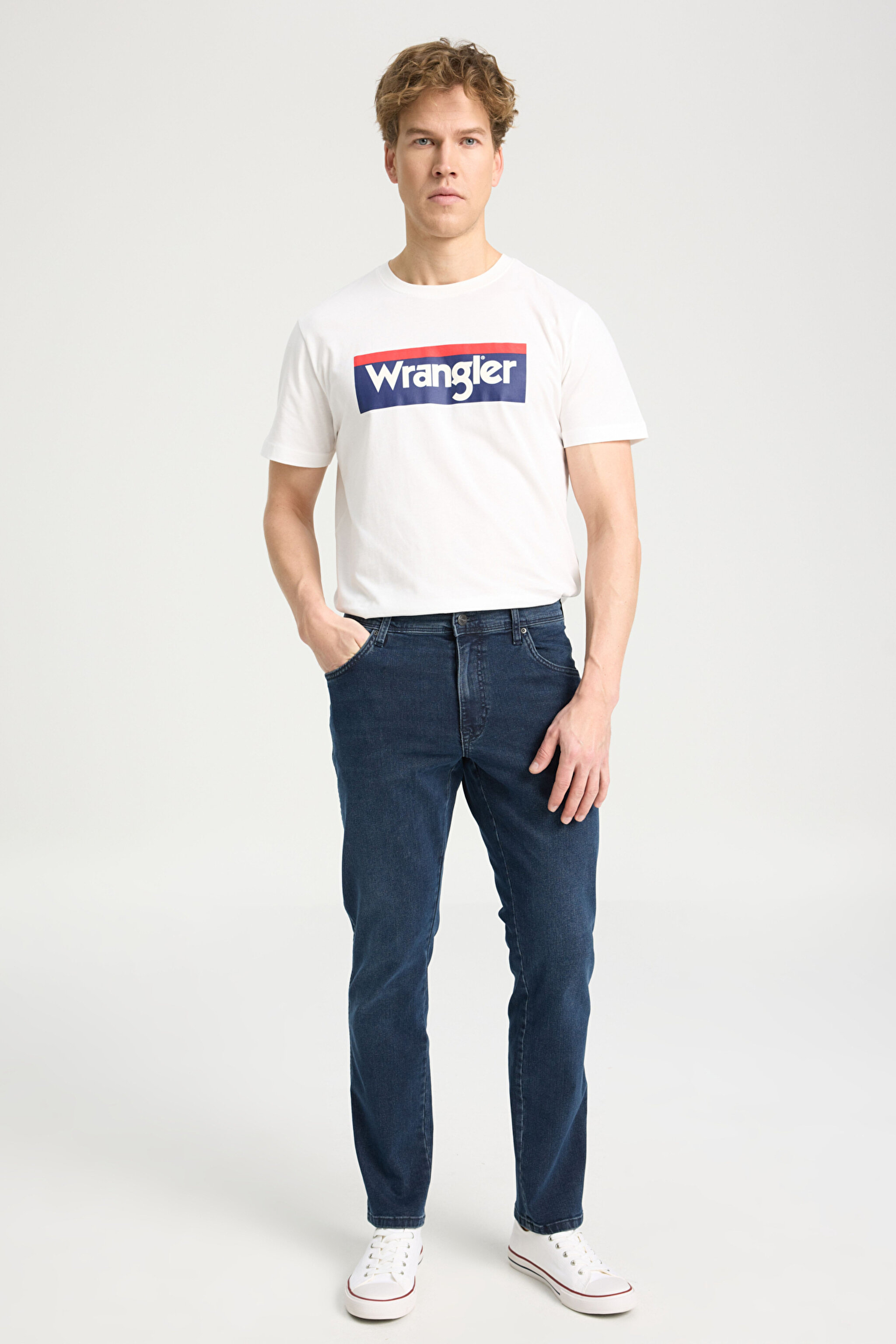 Texas Slim Fit Dar Kesim Normal Bel Mavi Esnek Jean Kot Pantolon - Mid Blue-W12S010396 (görsel 2)