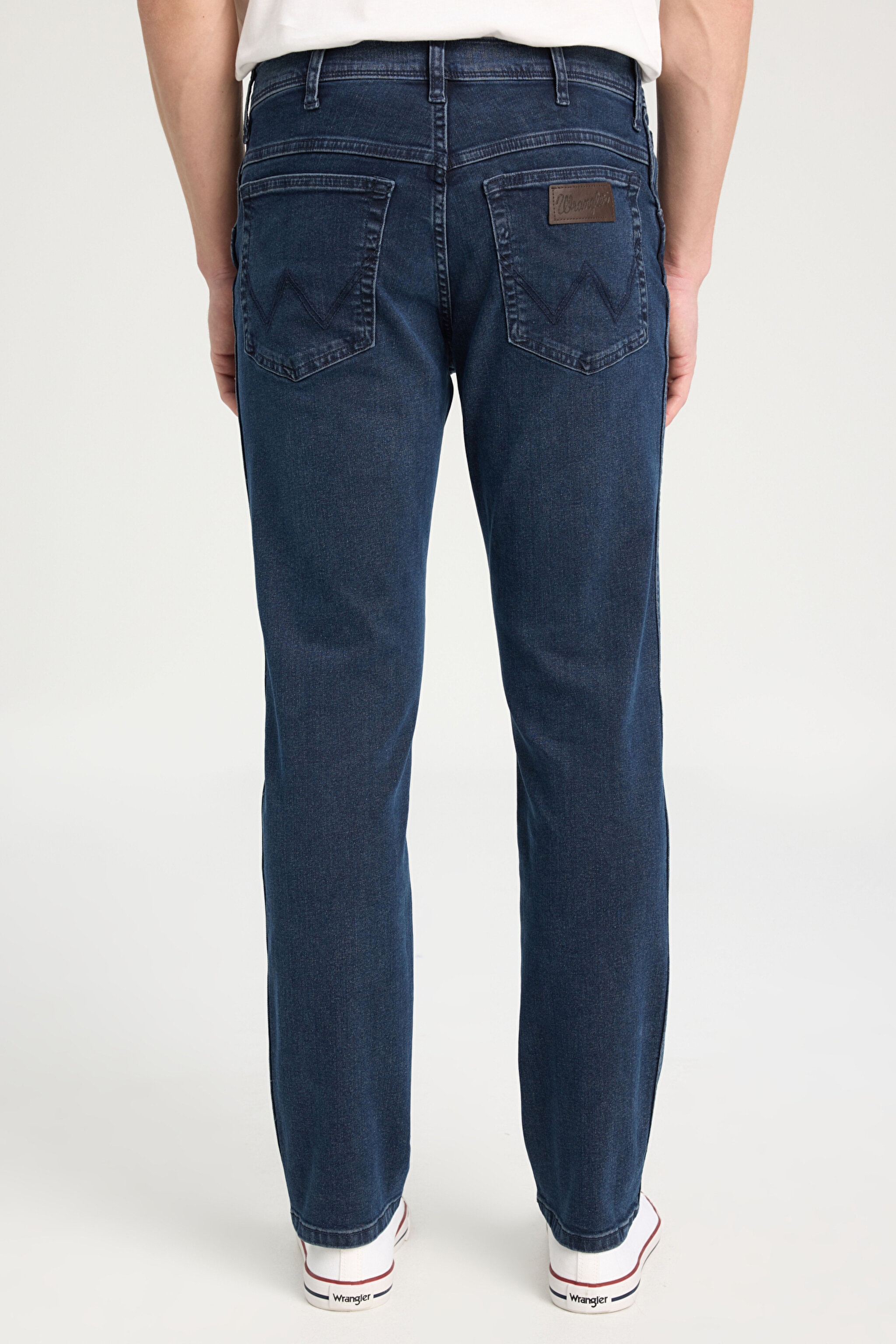 Texas Slim Fit Dar Kesim Normal Bel Mavi Esnek Jean Kot Pantolon - Mid Blue-W12S010396 (görsel 5)