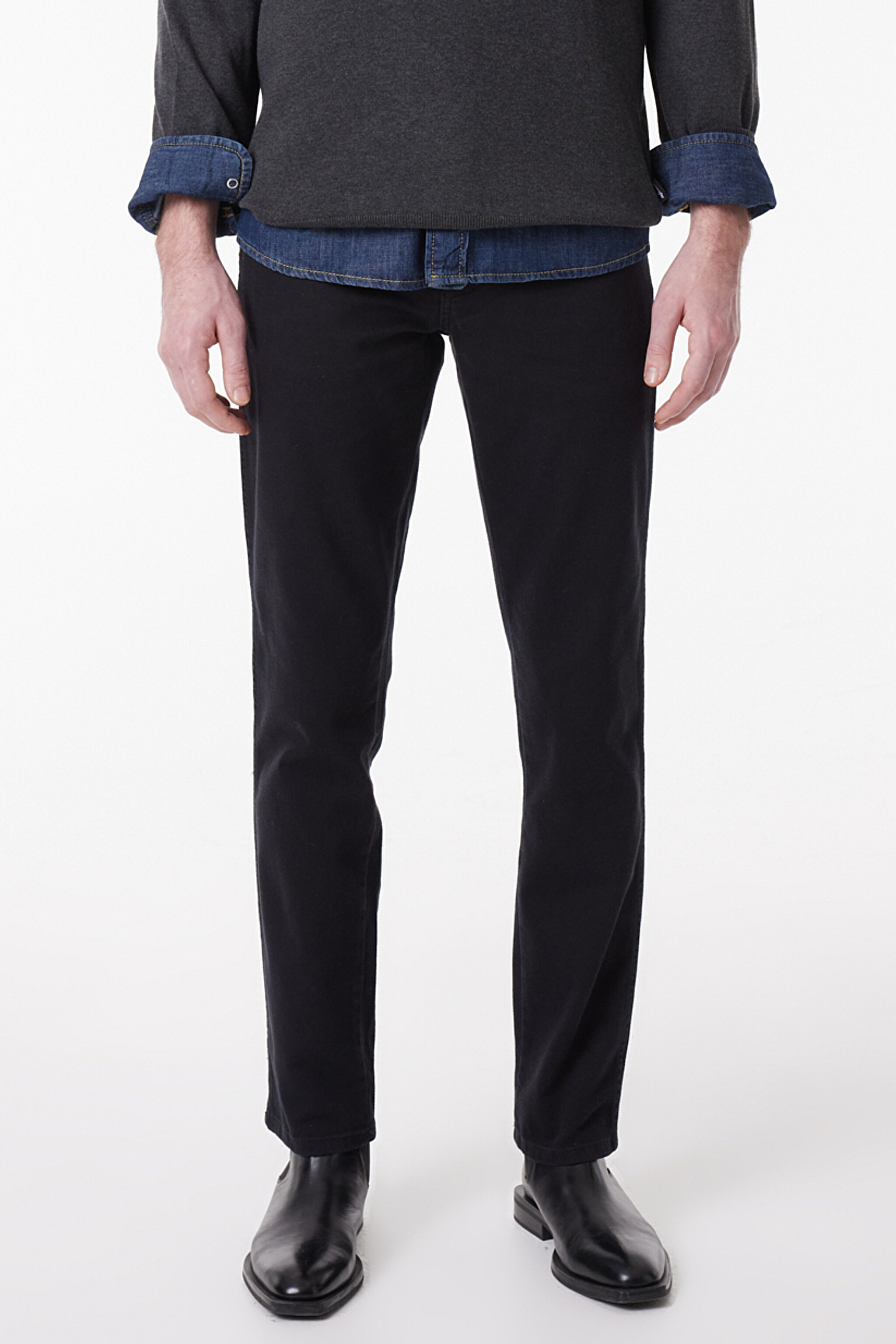 Texas Slim Fit Dar Kesim Normal Bel Esnek Jean Kot Pantolon