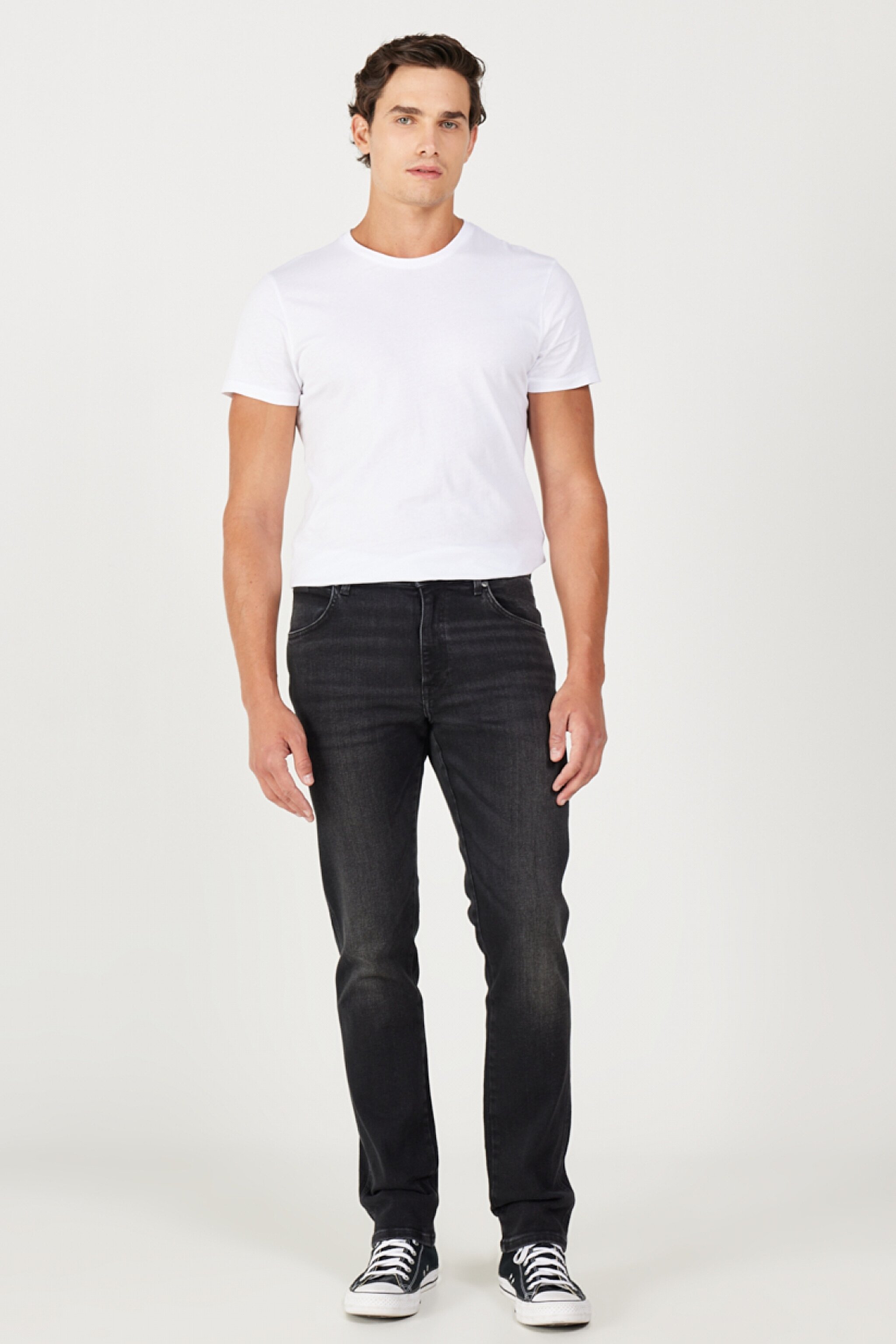 Texas Slim Fit Dar Kesim Normal Bel Antrasit Esnek Jean Kot
