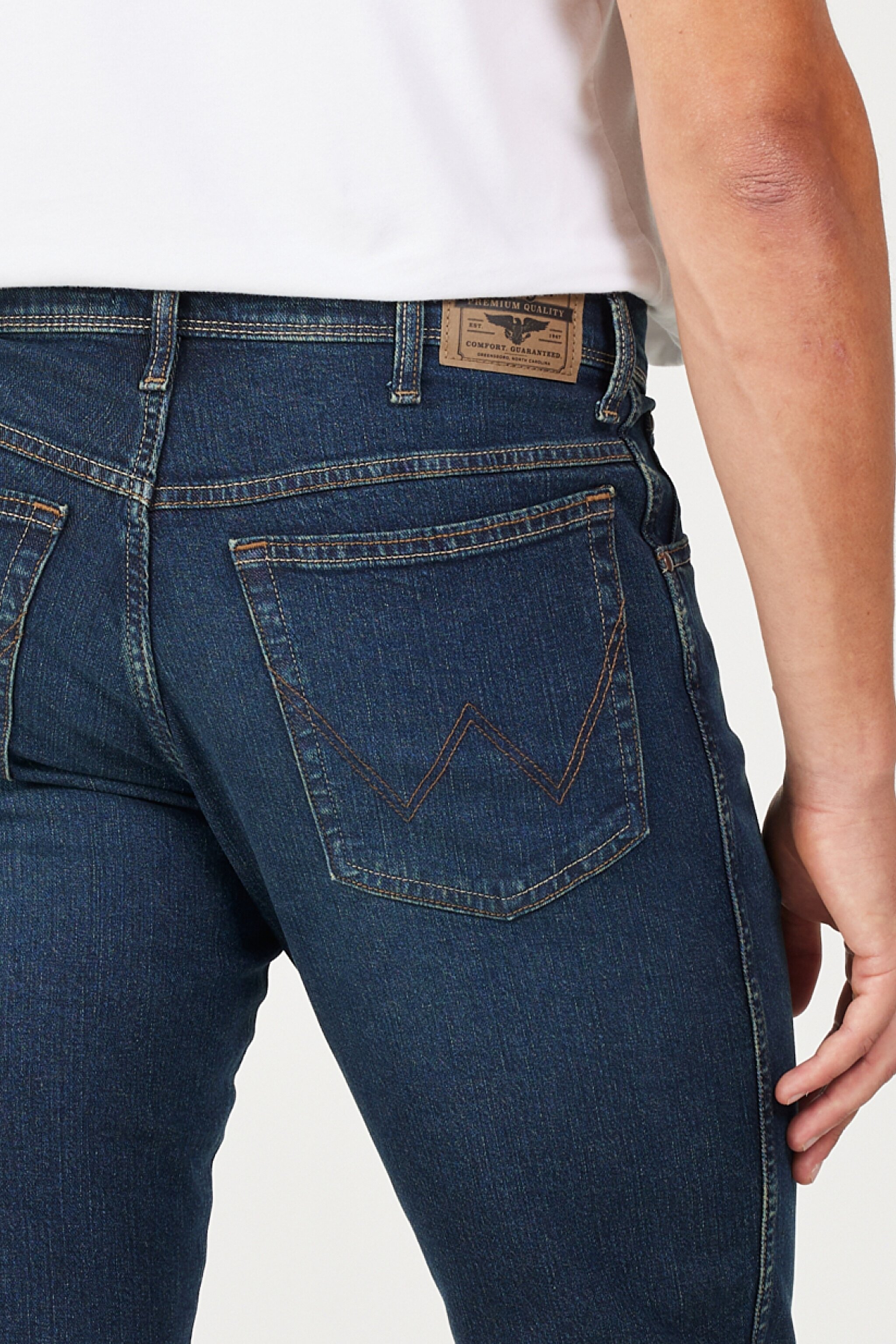 Texas Slim Fit Dar Kesim Normal Bel Mavi Esnek Jean Kot Pantolon - Green-W12S057300 (görsel 6)