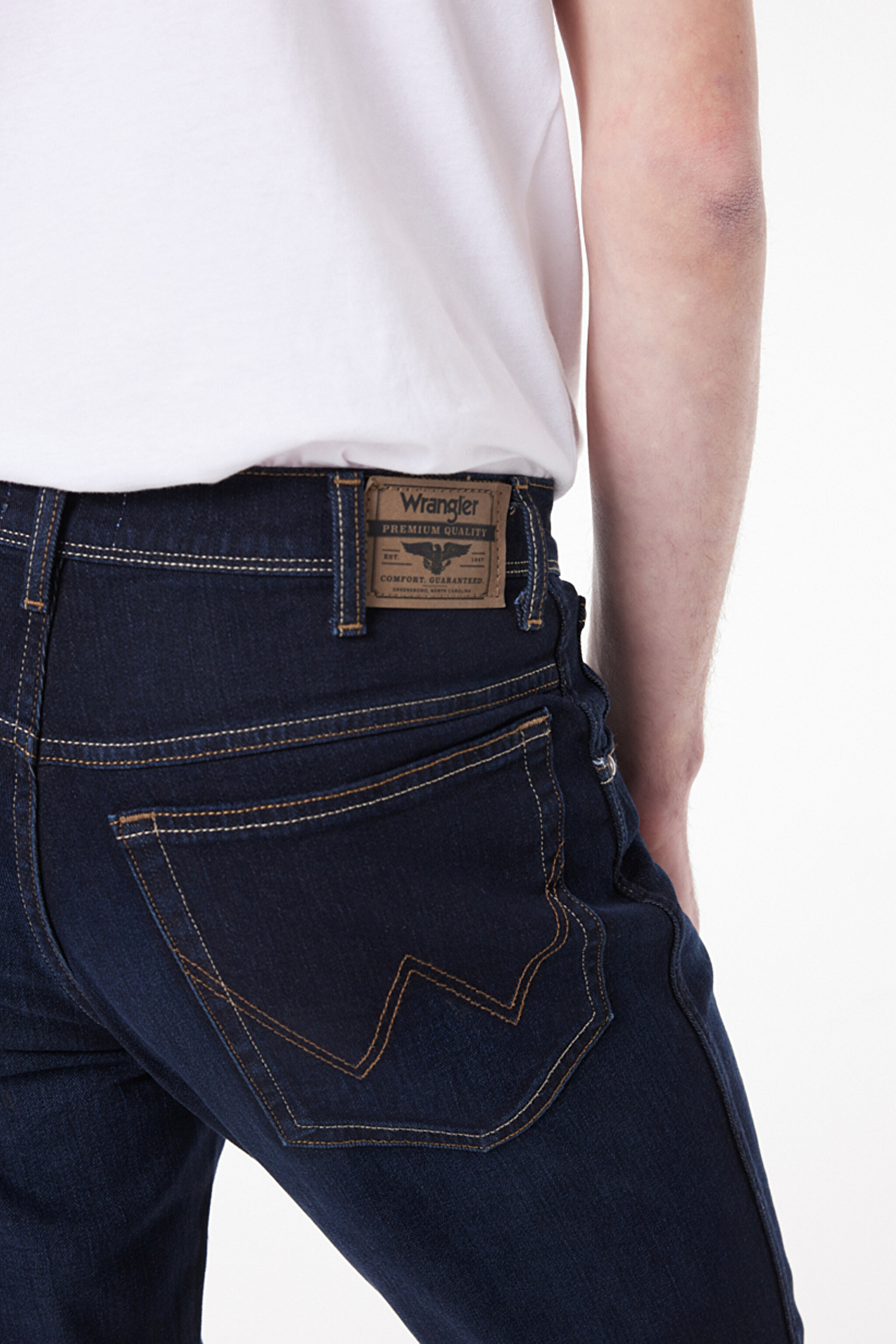Slim Fit Dar Kesim Normal Bel Mavi Esnek Texas Jean Denim Kot Pantolon - Stone-W12S05758 (görsel 5)