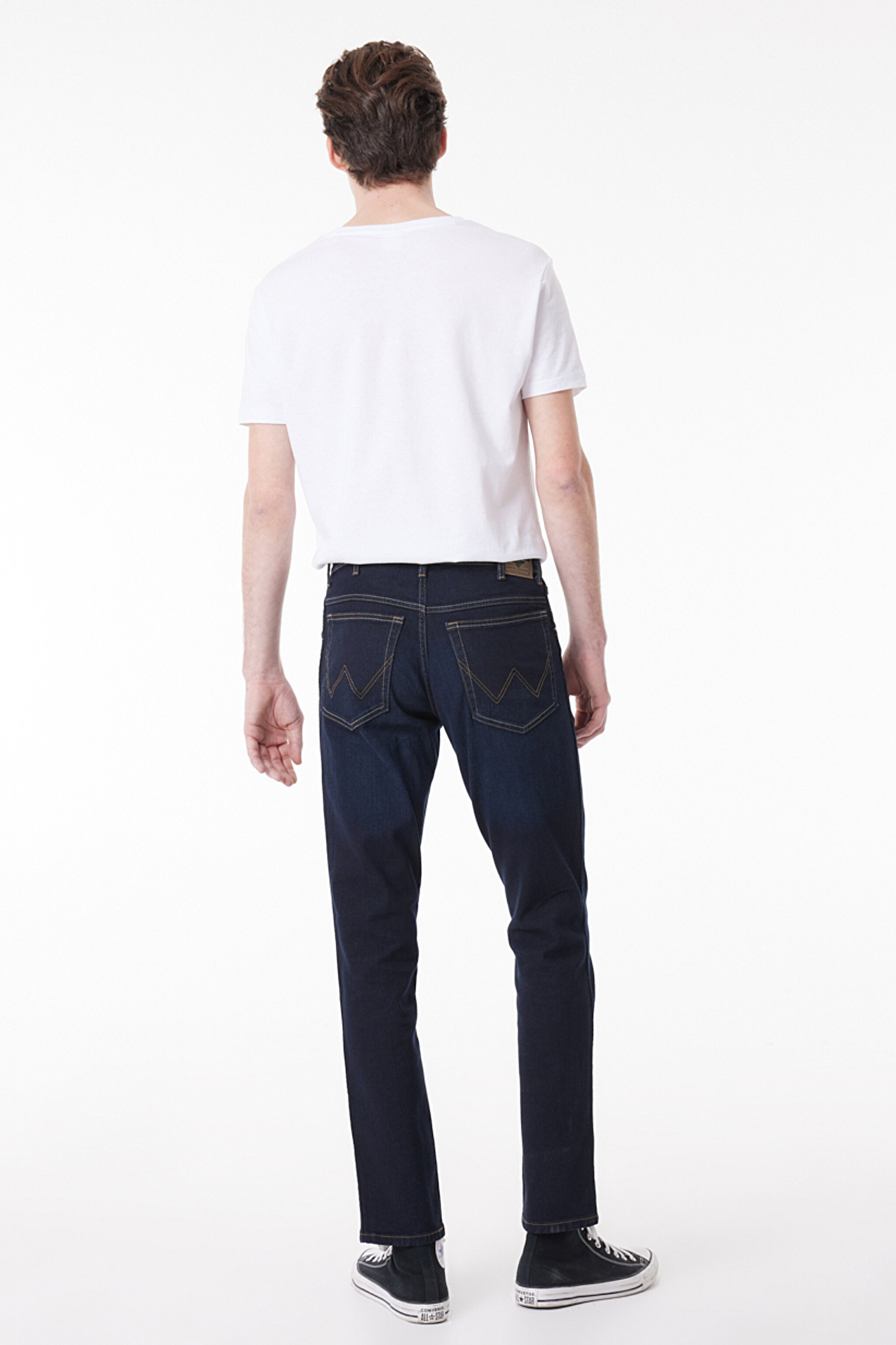 Slim Fit Dar Kesim Normal Bel Mavi Esnek Texas Jean Denim Kot Pantolon - Stone-W12S05758 (görsel 6)