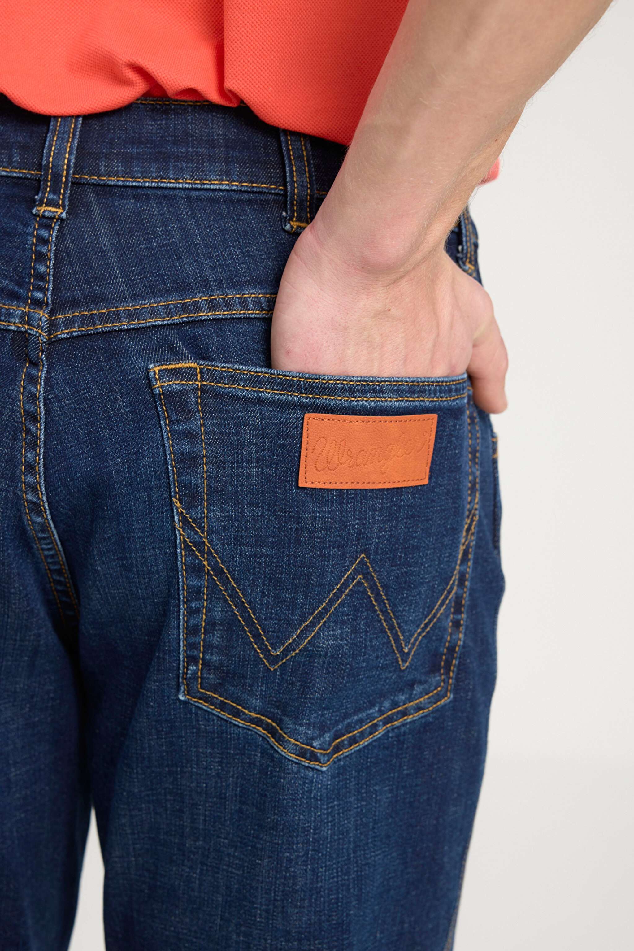 Slim Fit Dar Kesim Normal Bel Dar Paça Koyu Mavi Texas Jean Kot Pantolon - Balancing Act-W12S085W50 (görsel 3)