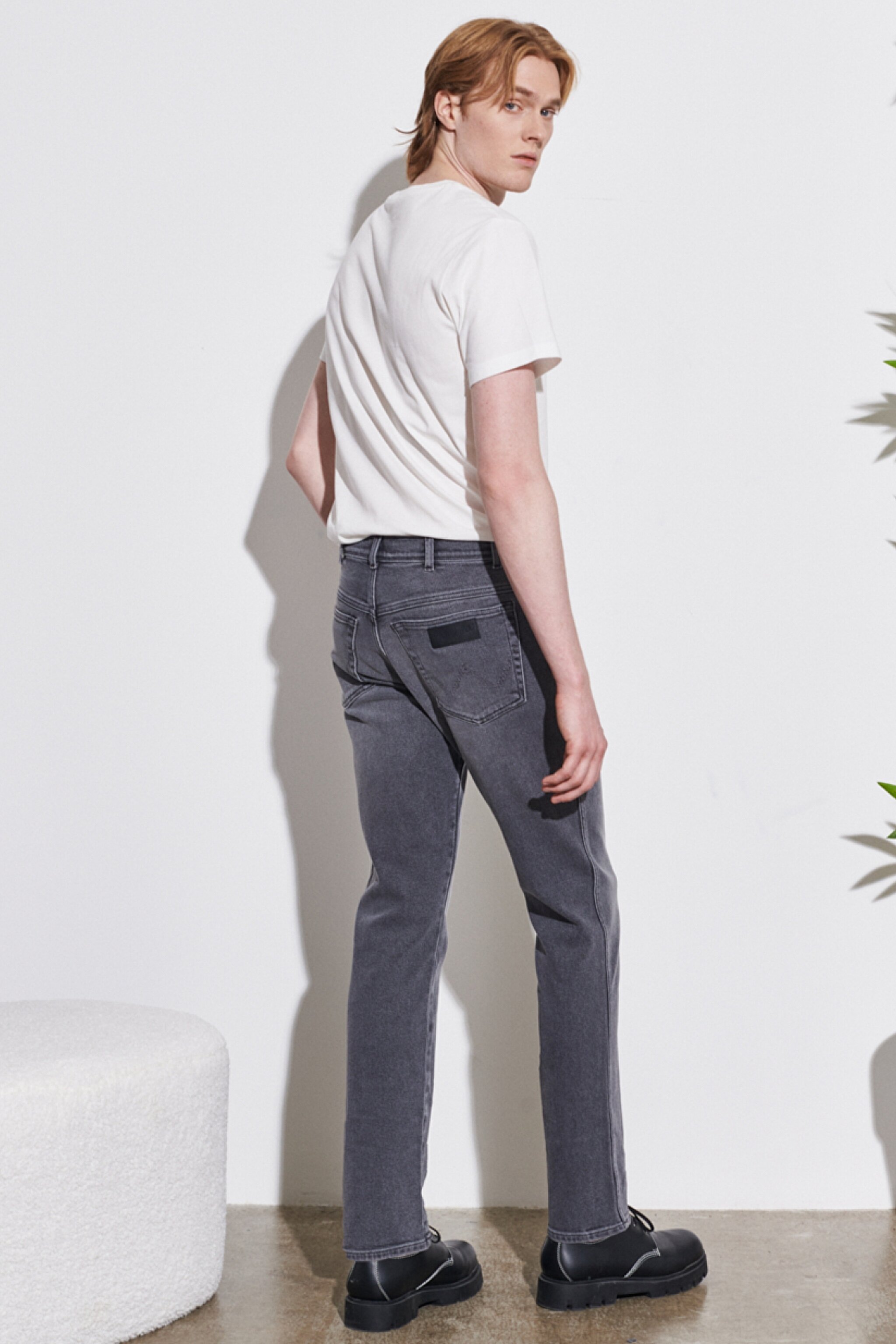 Texas Slim Fit Dar Kesim Normal Bel Gri Esnek Jean Kot Pantolon - Gray-W12S3051U (görsel 5)