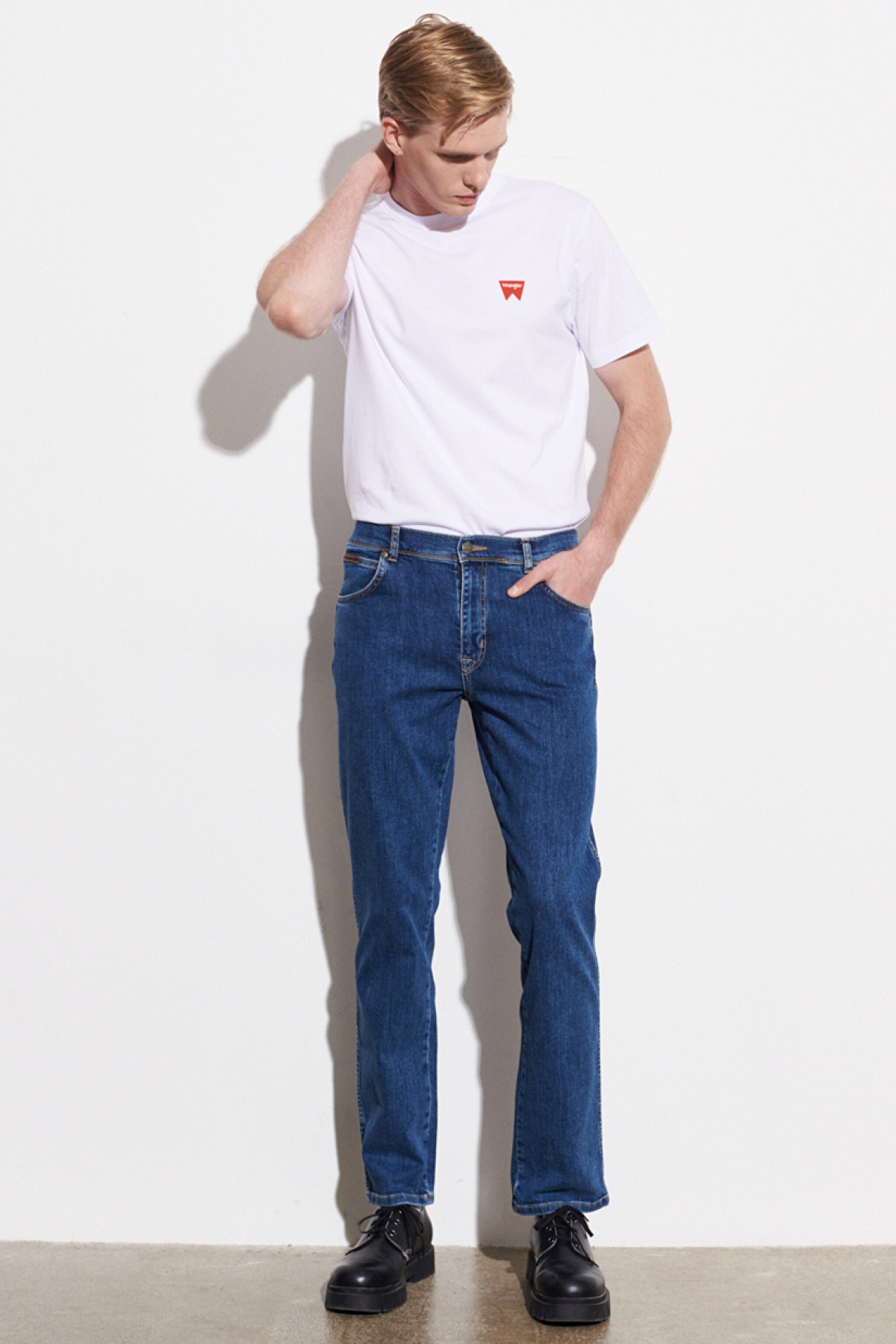 Texas Slim Fit Normal Bel Denim Esnek Jean Kot Pantolon - Blue-W12SAO67S (görsel 2)