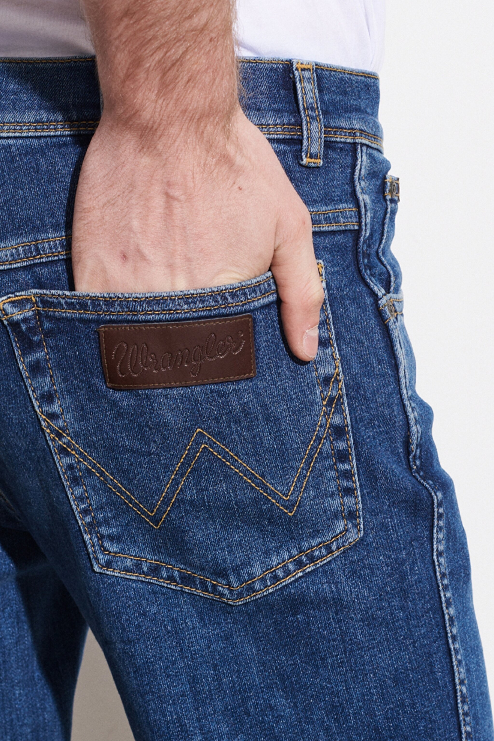 Texas Slim Fit Normal Bel Denim Esnek Jean Kot Pantolon - Blue-W12SAO67S (görsel 5)